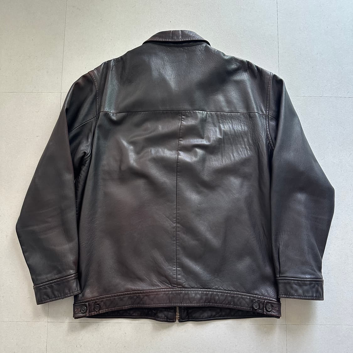 폴로 랄프로렌 가죽 레더 블루종 해링턴 자켓 M 상품이미지7