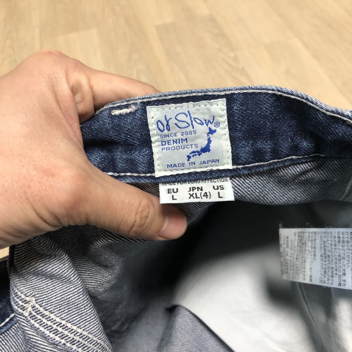 (4) 새상품 오어슬로우 Orslow 6month 페인터 팬츠 반바지 상품이미지7