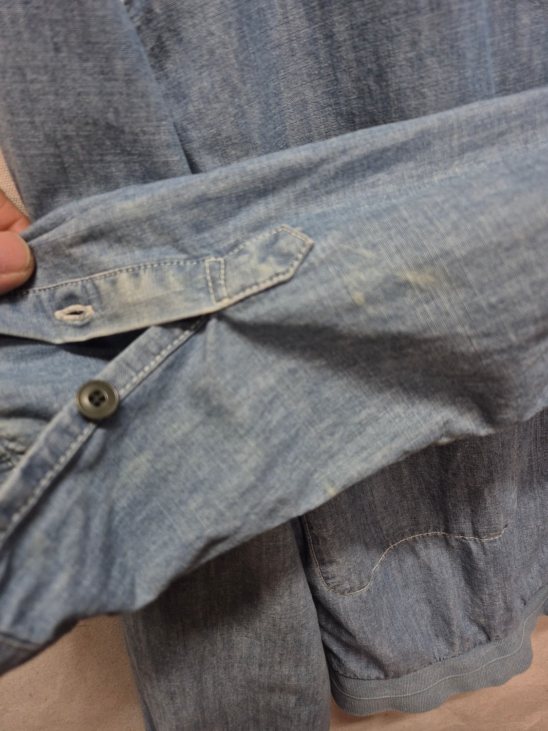 유니클로 르메르 샴브레이 블루종 상품이미지3