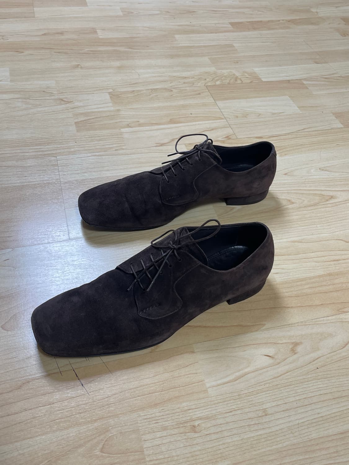 프라다 스웨이드 더비 로퍼 275 상품이미지8