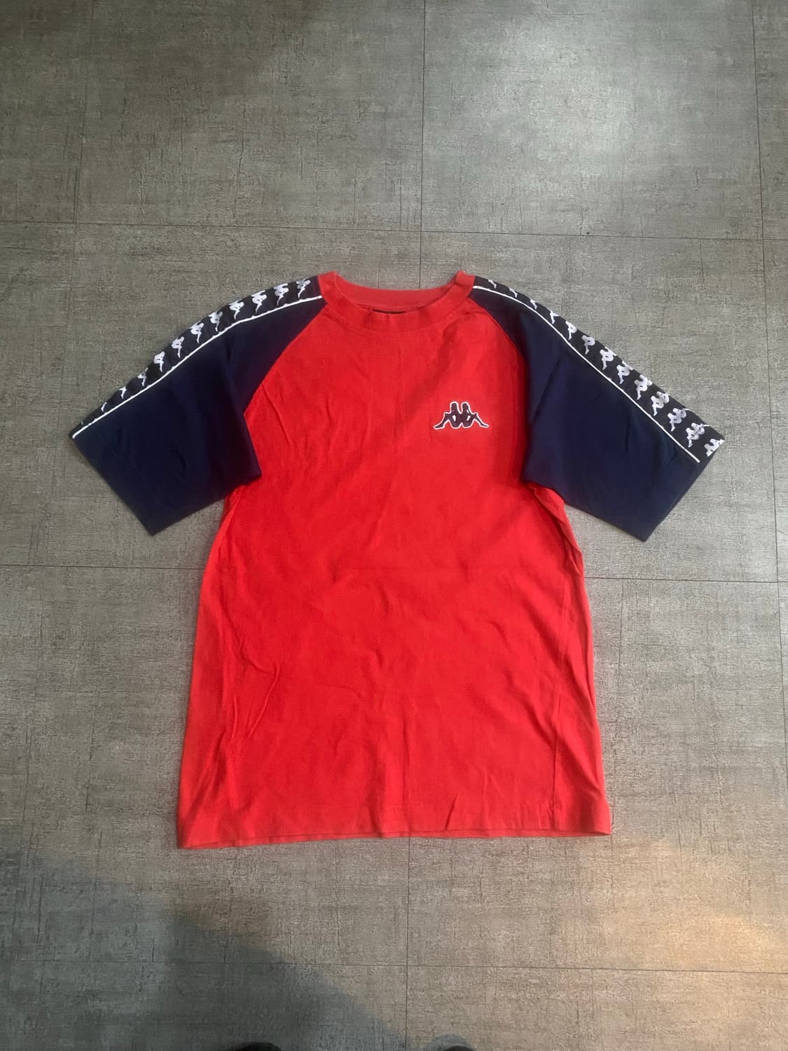 Kappa 카파 올드스쿨아메카지스트릿 사이드라인 나그랑반팔티셔츠 상품이미지1