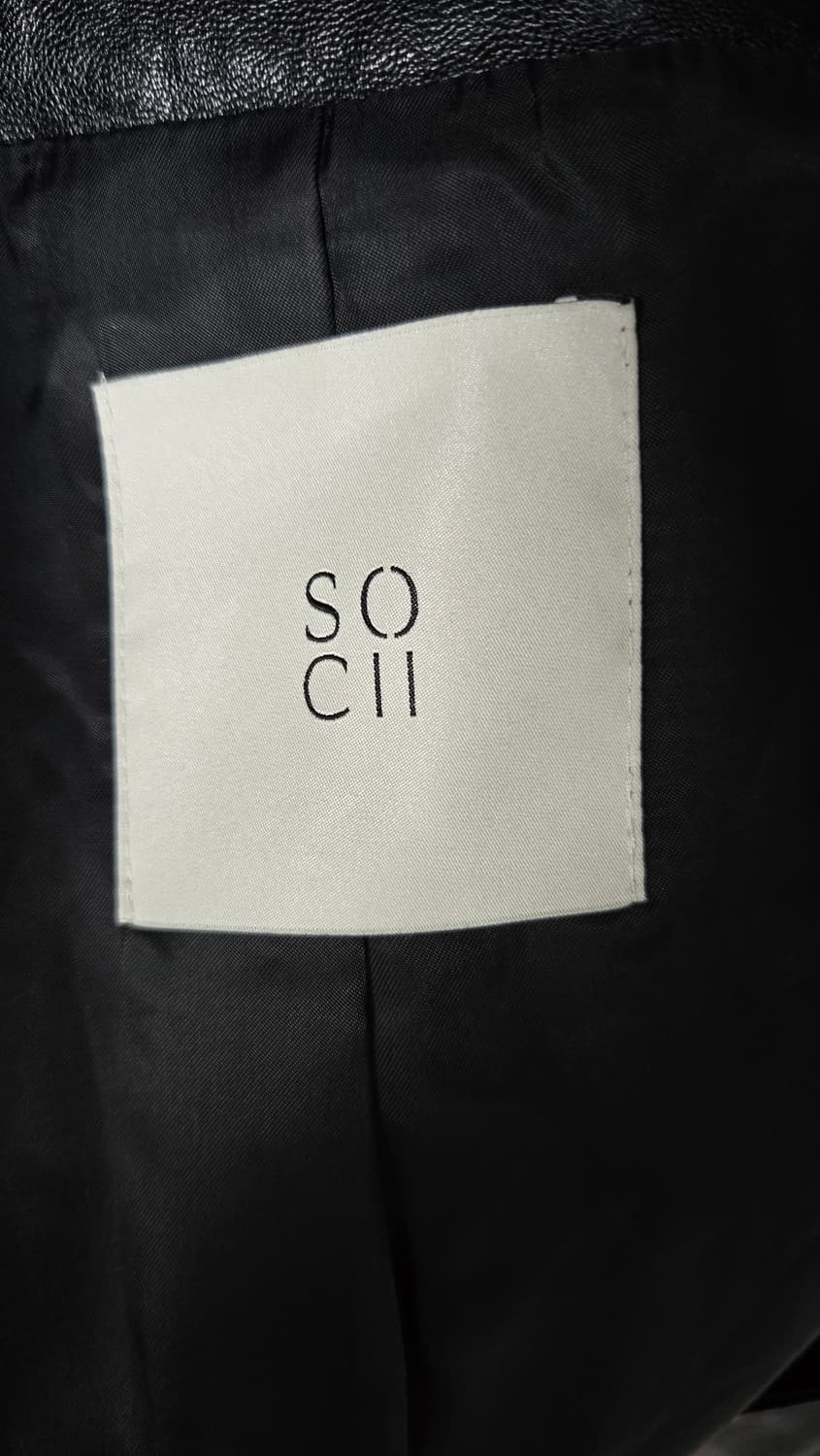 소치이 비건레더자켓과 자라 레오파드 원피스 상품이미지6