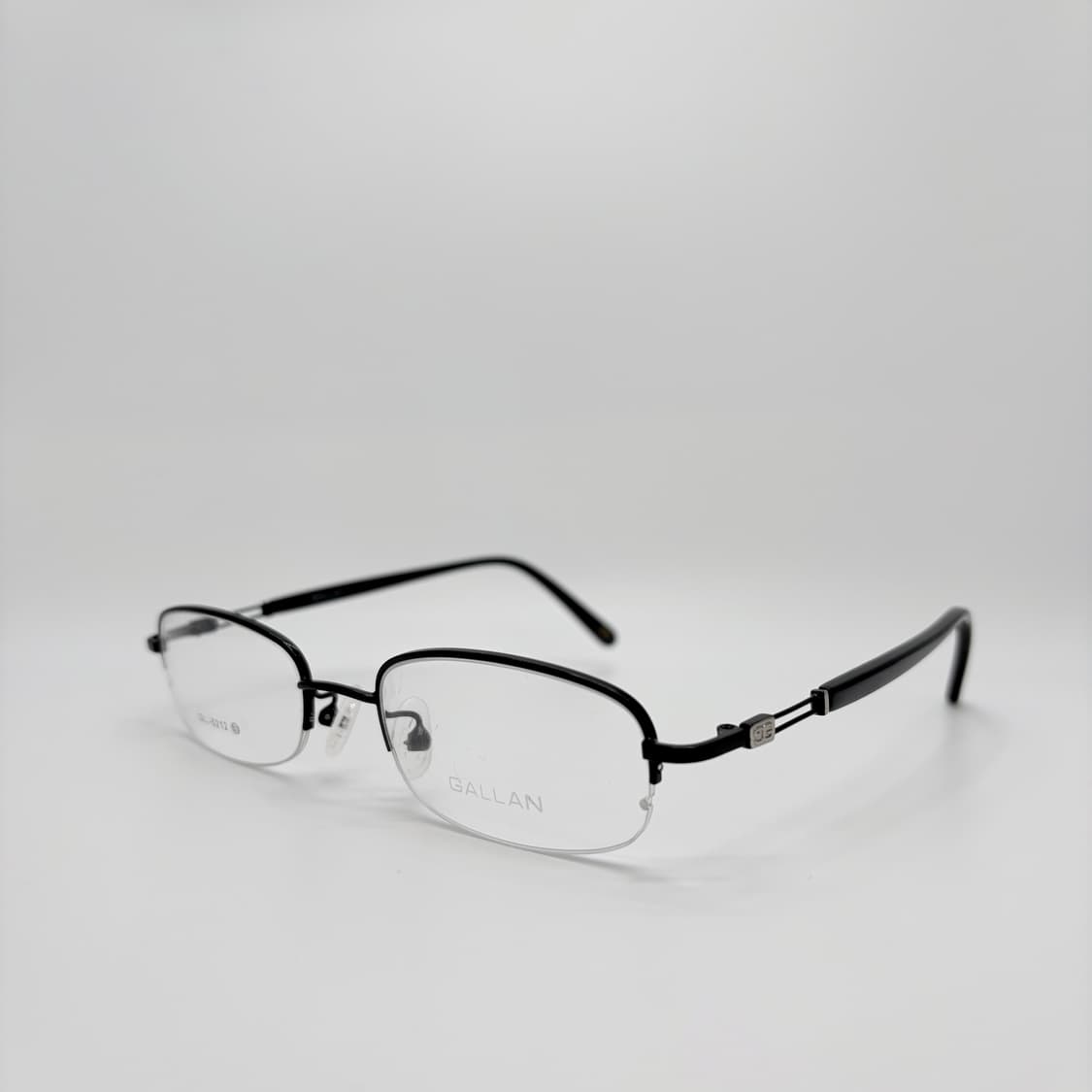 GALLAN 겔랑 블랙 사각 반무테 상품이미지1
