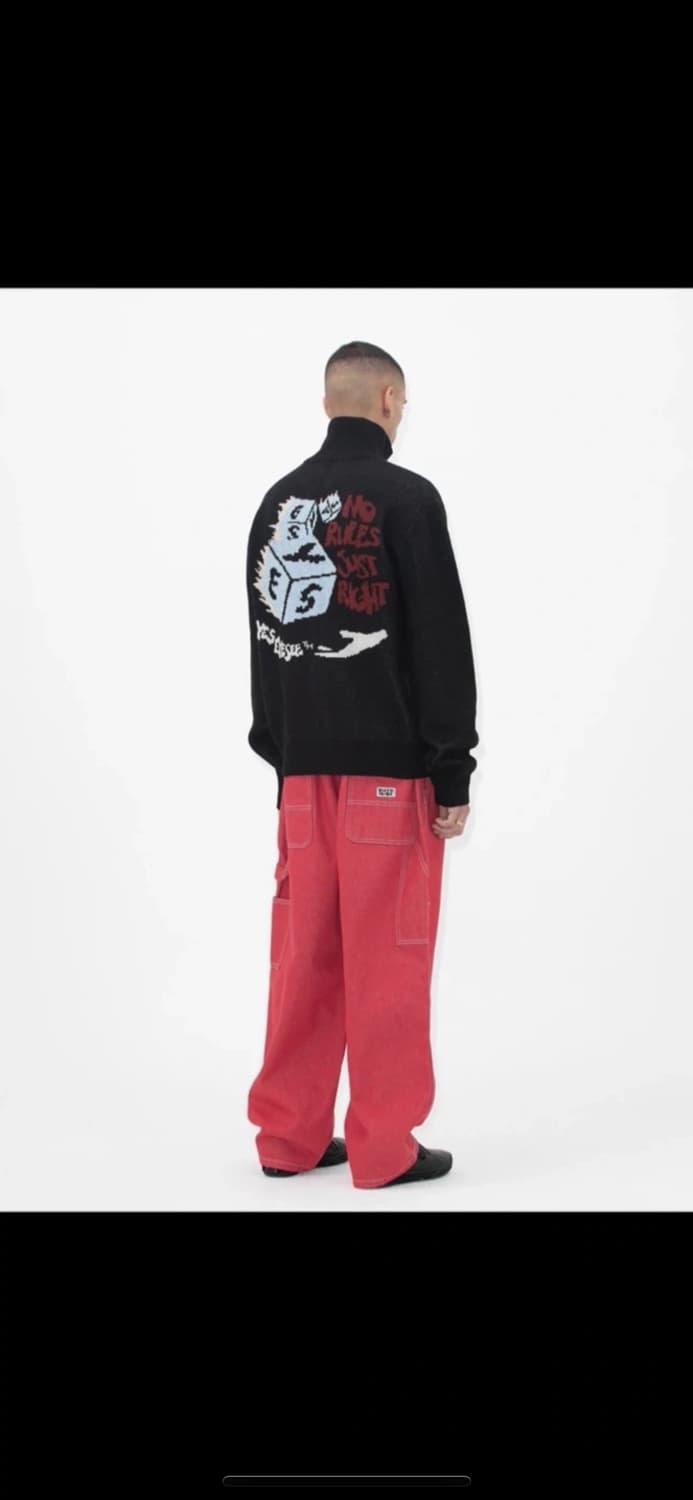 예스아이씨 주사위 니트 집업 상품이미지6