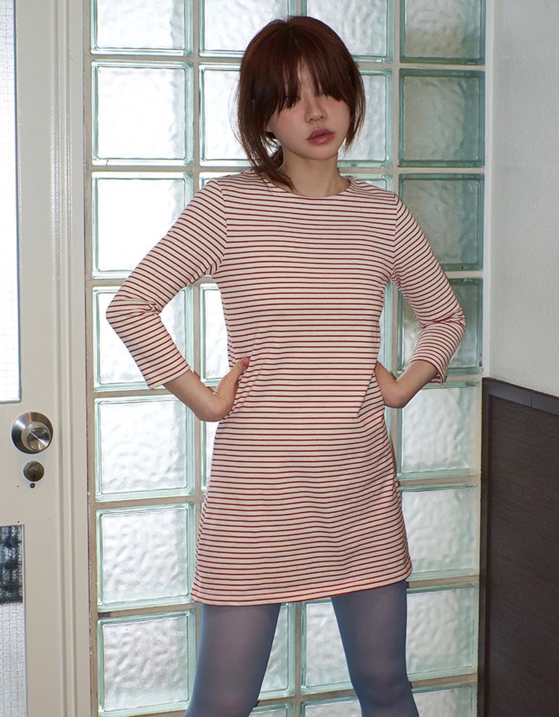 프래클 스트라이프 원피스 상품이미지3