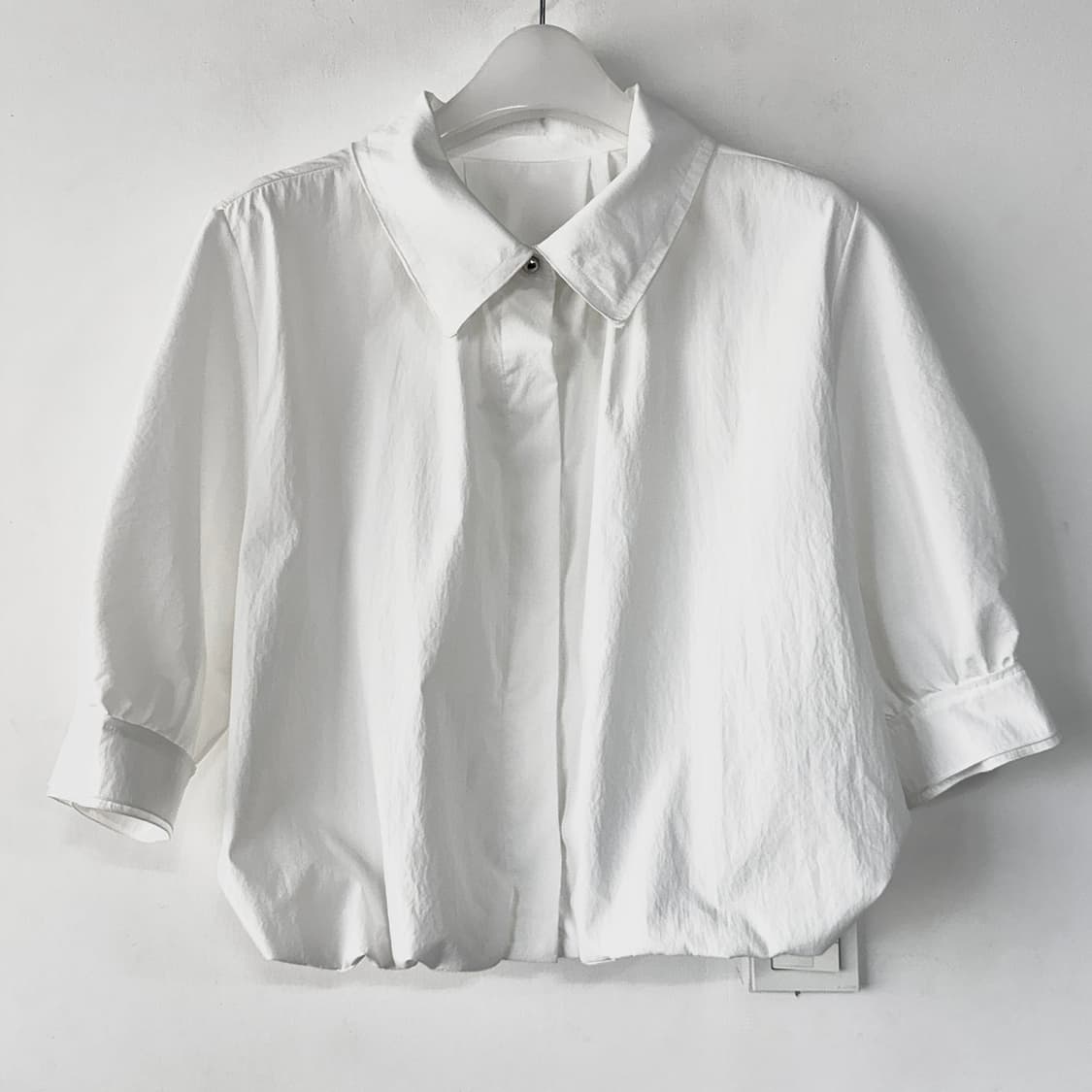 마인 2025 드로우스트링 핀턱 반팔 셔츠 상품이미지2