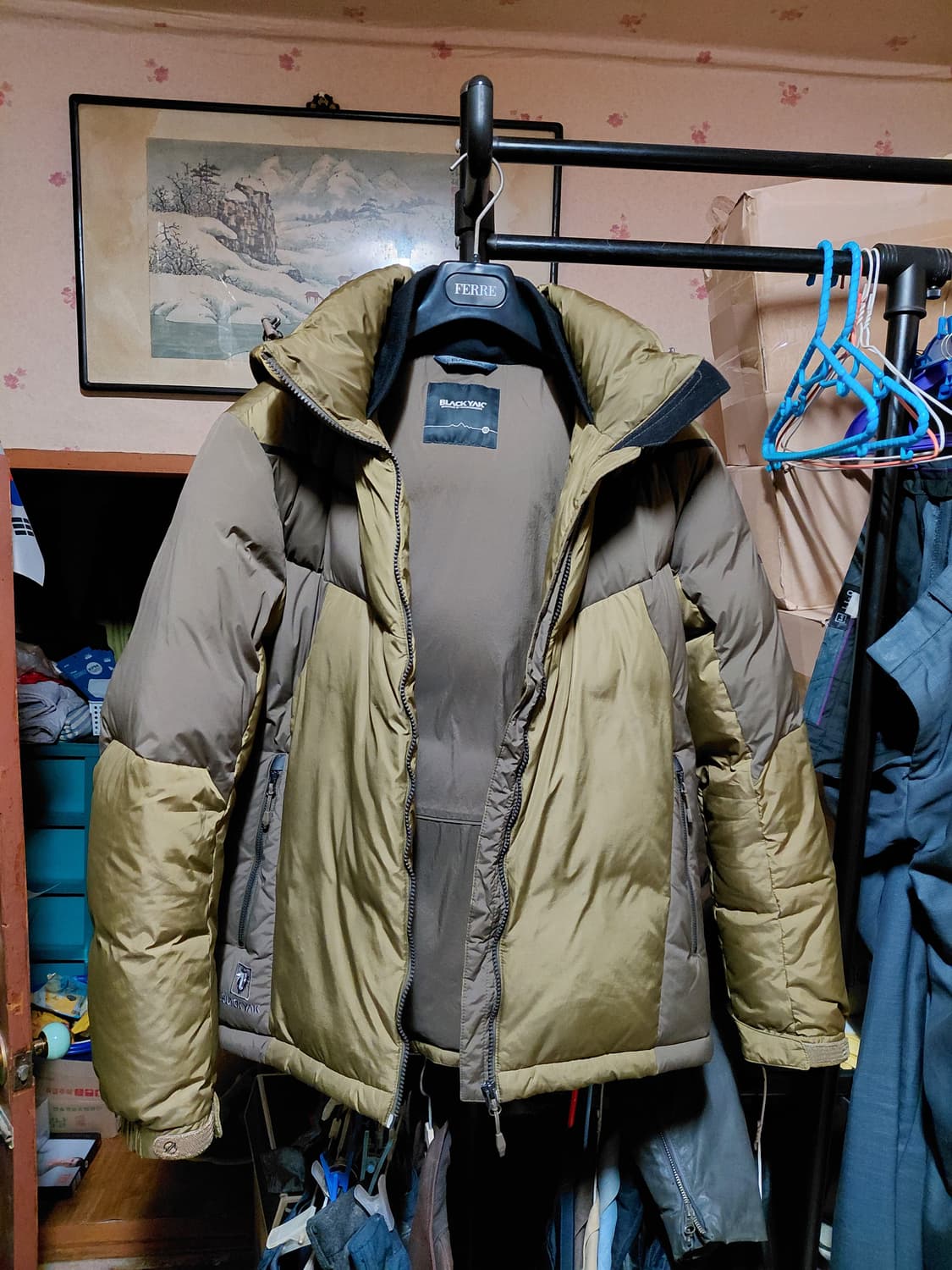 [블랙야크]익스트림 피크 구스다운 패딩 105사이즈 상품이미지4