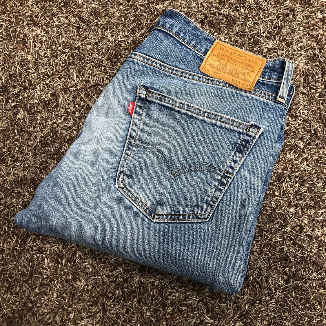 리바이스 502 프리미엄 빅E 워싱 데님 팬츠 상품이미지1