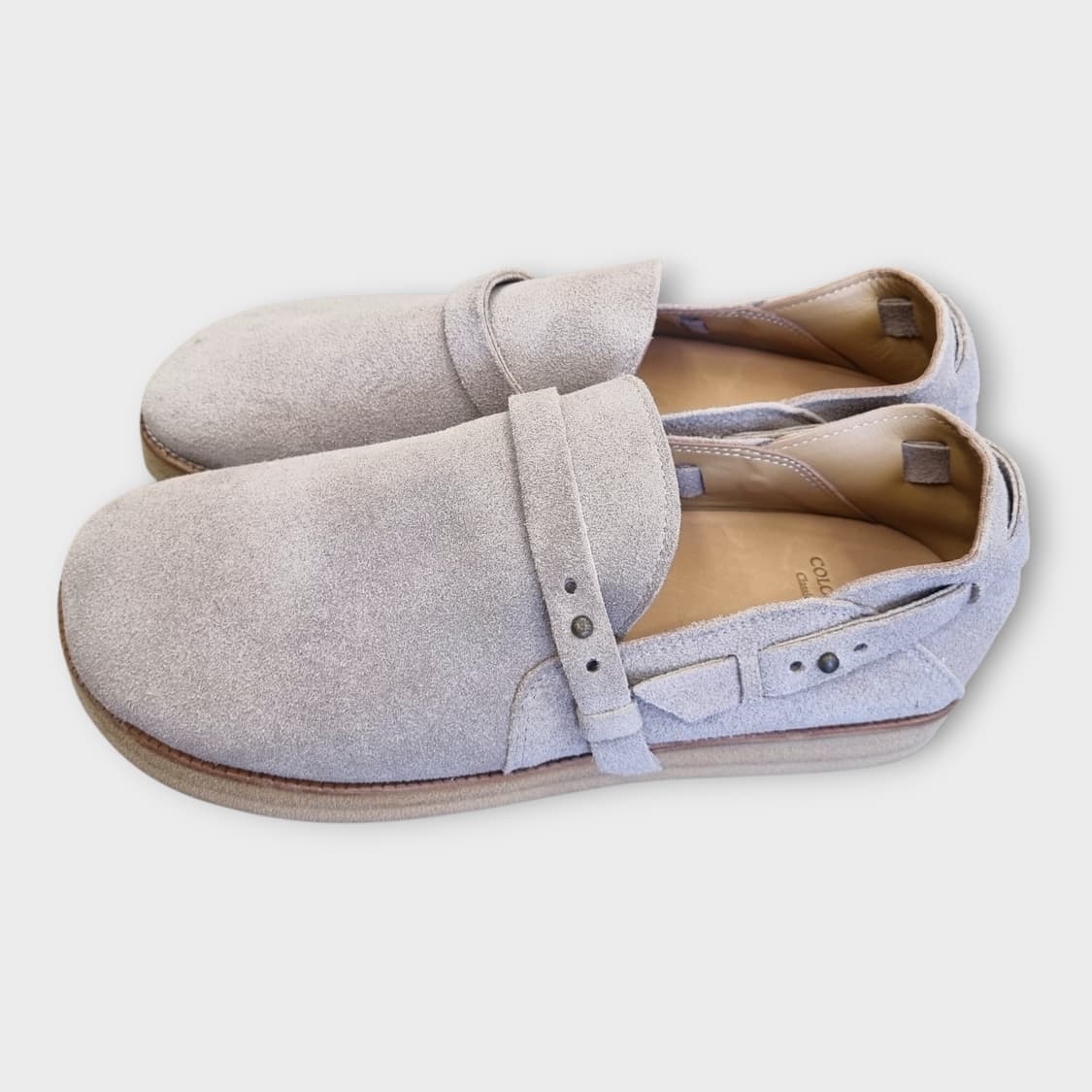 컬러콜라(COLORCOLLA) 리얼 스웨이드 스트랩 뮬 (260 사이즈) 상품이미지4