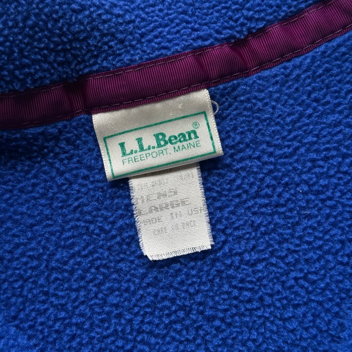 80s Made in USA L.L.Bean 플리스 풀오버 상품이미지8