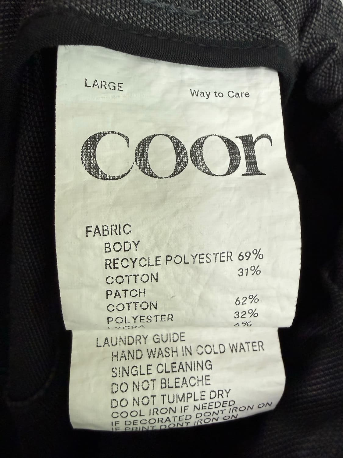 쿠어 유틸리티 지퍼 플랩 팬츠 (차콜그레이) 상품이미지3