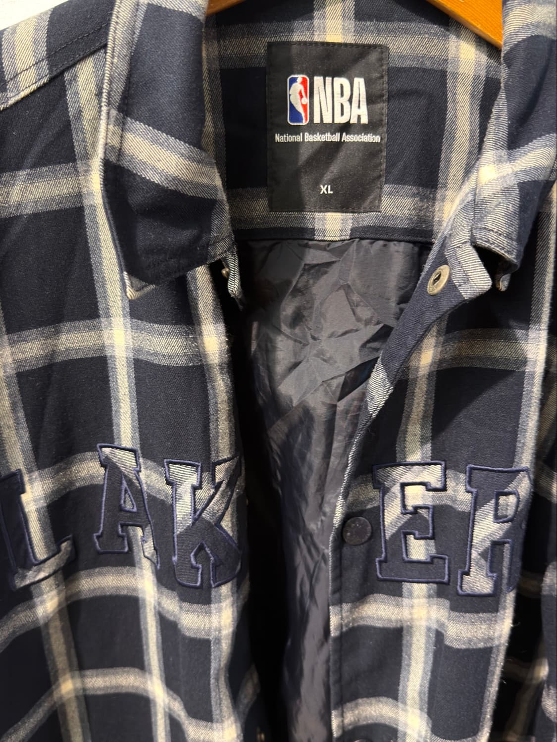 NBA 레이커스 체크 자켓 XL 상품이미지4