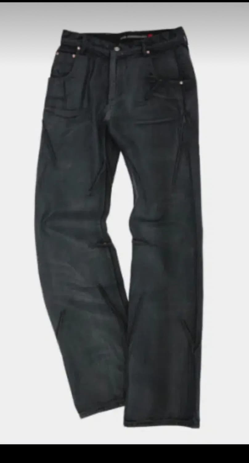 [구매] 앤더슨벨 트리코트 코티드 데님 블랙 구합니다 상품이미지1