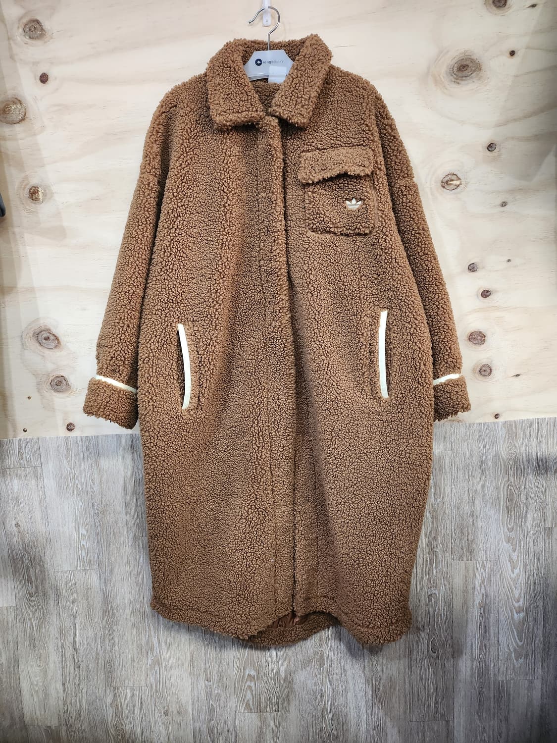 486) 아디다스 제니 쉐르파 플리스 롱 코트 상품이미지1