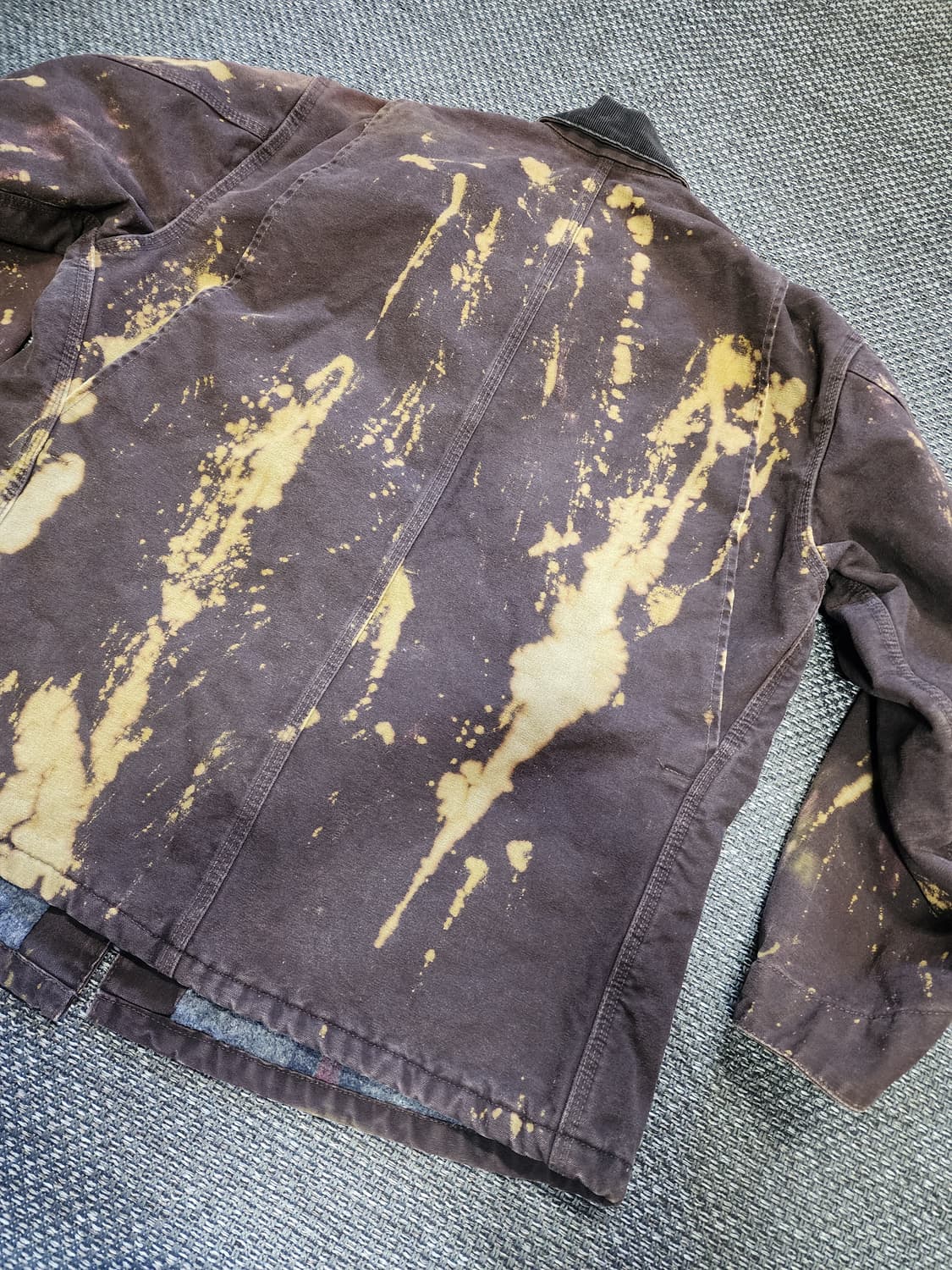 칼하트 코듀로이 넥 초어  자켓 브라운 XL 상품이미지4