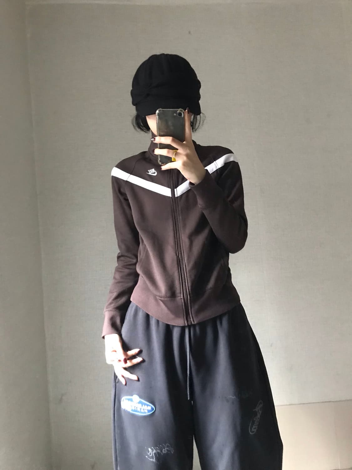 나이키 브라운 슬림핏 져지 상품이미지2