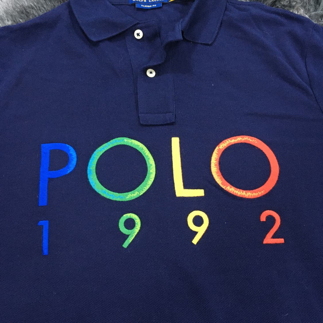 투티/0262 폴로 랄프로렌 1992 클래식 핏 카라 반팔티 자수 로고 상품이미지6