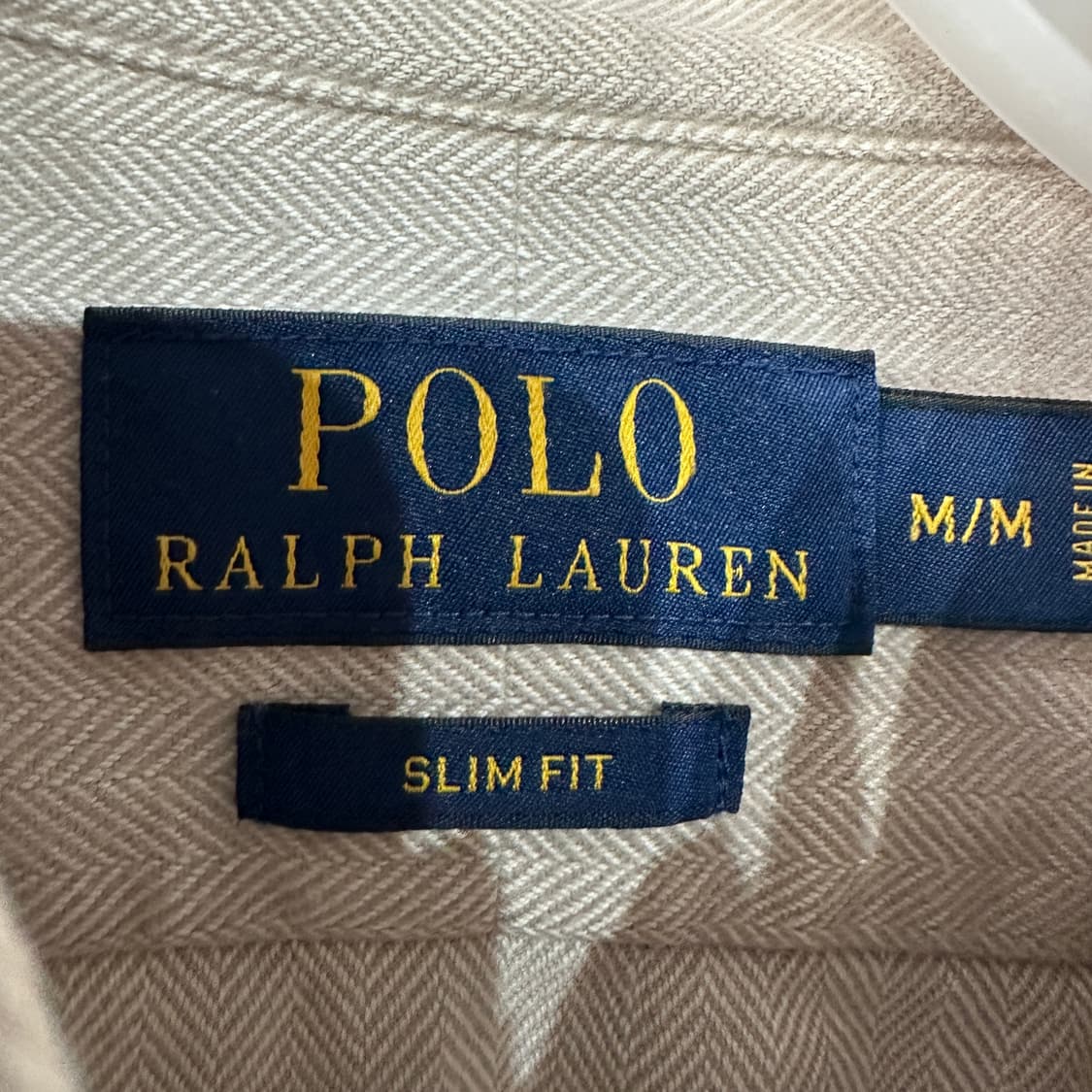 폴로랄프로렌 헤링본 셔츠 M 상품이미지3