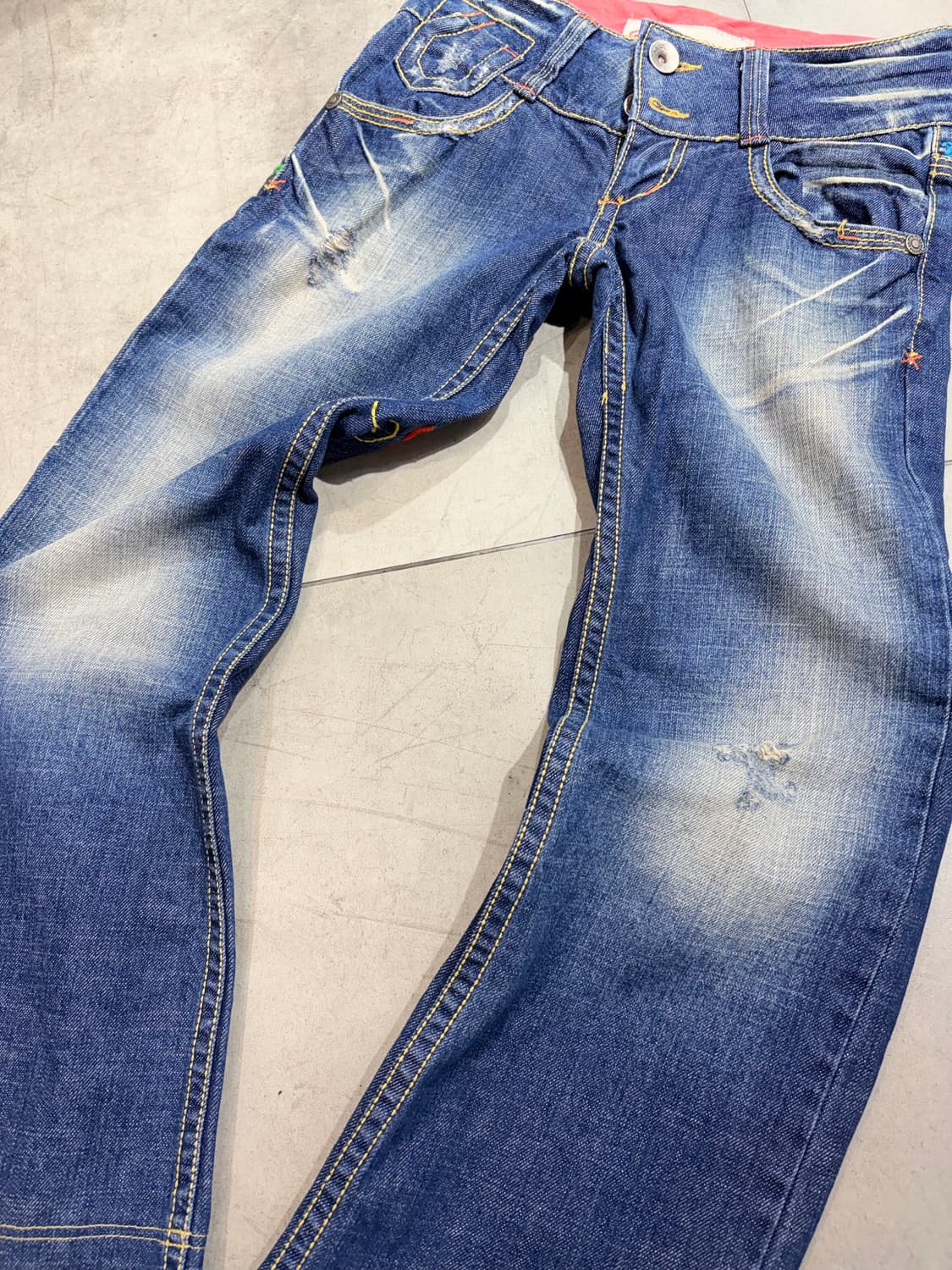 Red Pepper 레드페퍼 자수 와이드 데님 팬츠  상품이미지8