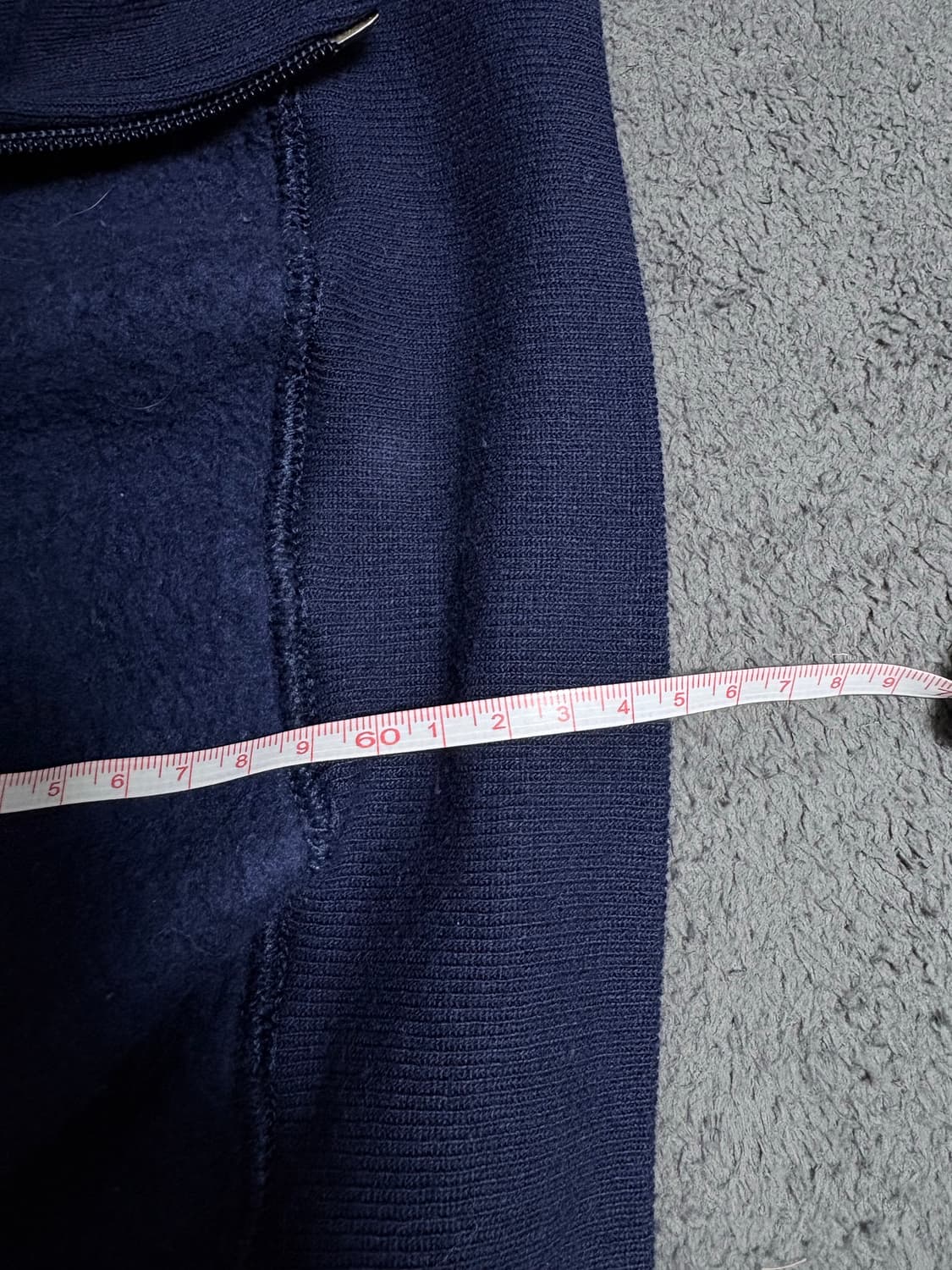 (XL) 90s 러셀 USA 네이비 후드 집업 상품이미지9