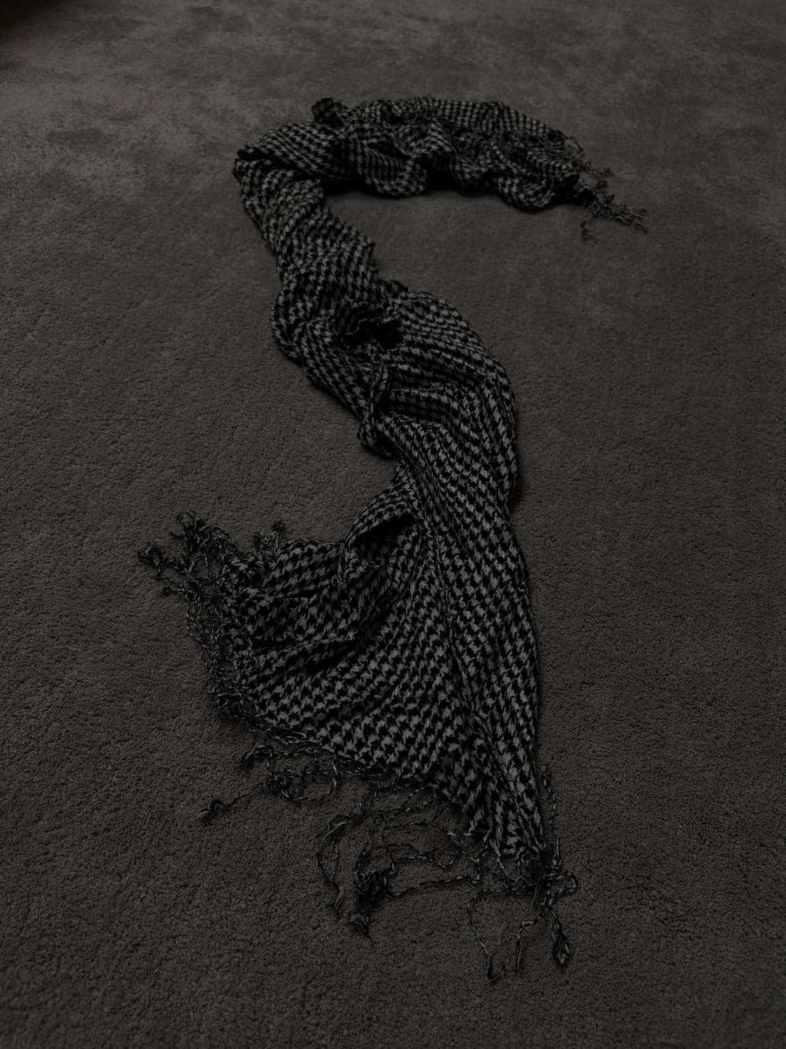 Vintage v-kei punk mood flannel scarf 상품이미지1