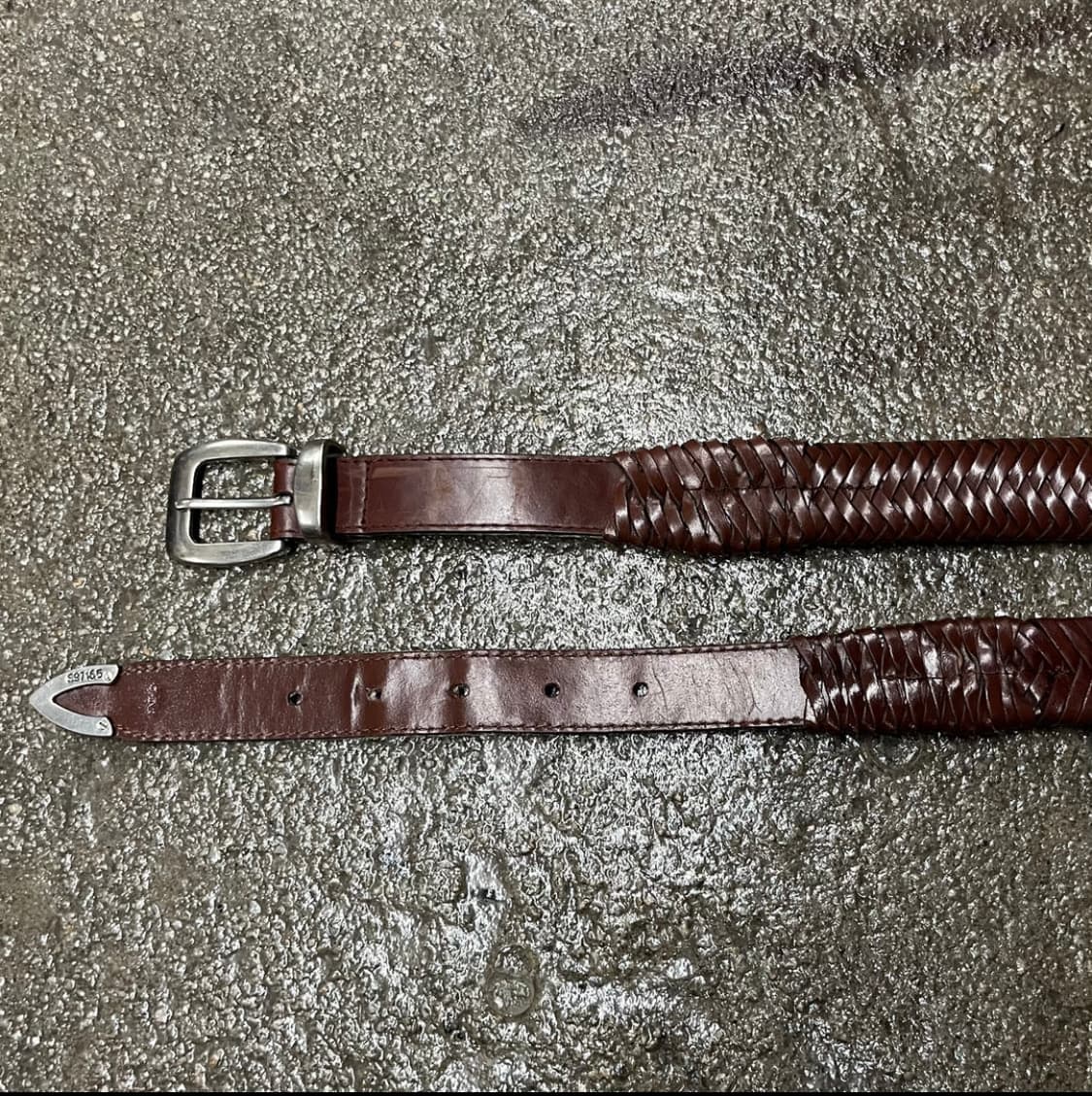 빈티지 웨스턴 레더 벨트 상품이미지2