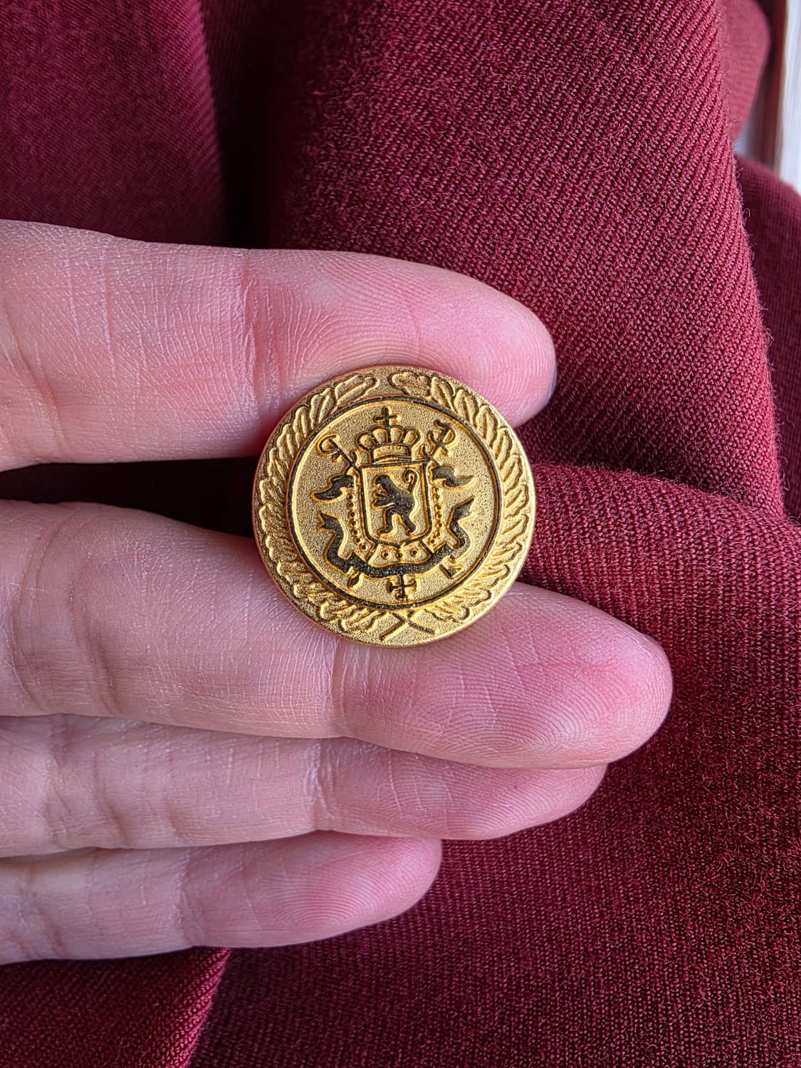 말린장미 금장 더블 버튼 테일러드 싱글 자켓 상품이미지3