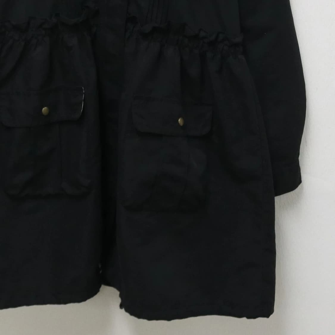 뽀글이 히메갸루 프릴 후드 코트 63622 상품이미지4