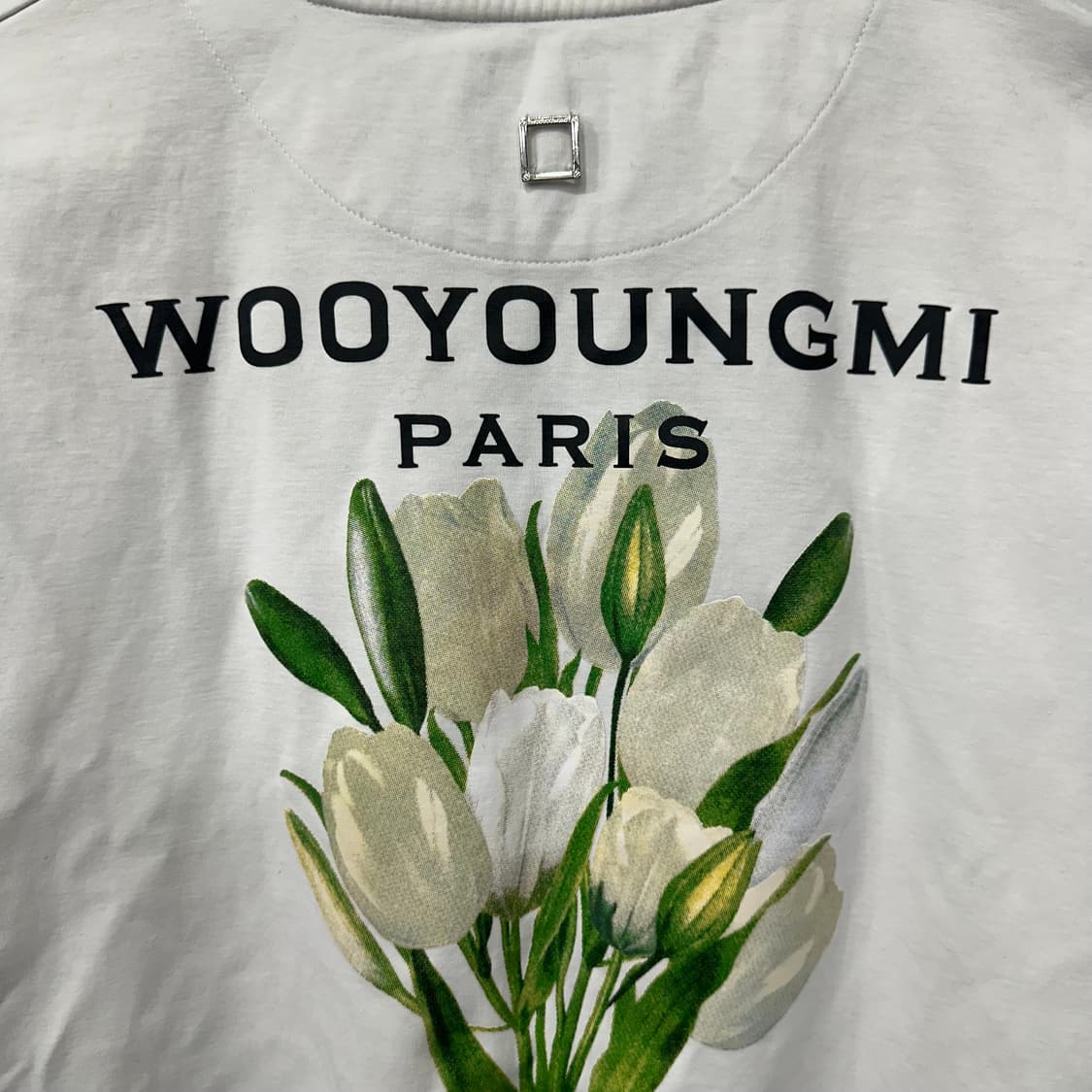 우영미 플라워 백 로고 롱슬리브 상품이미지9