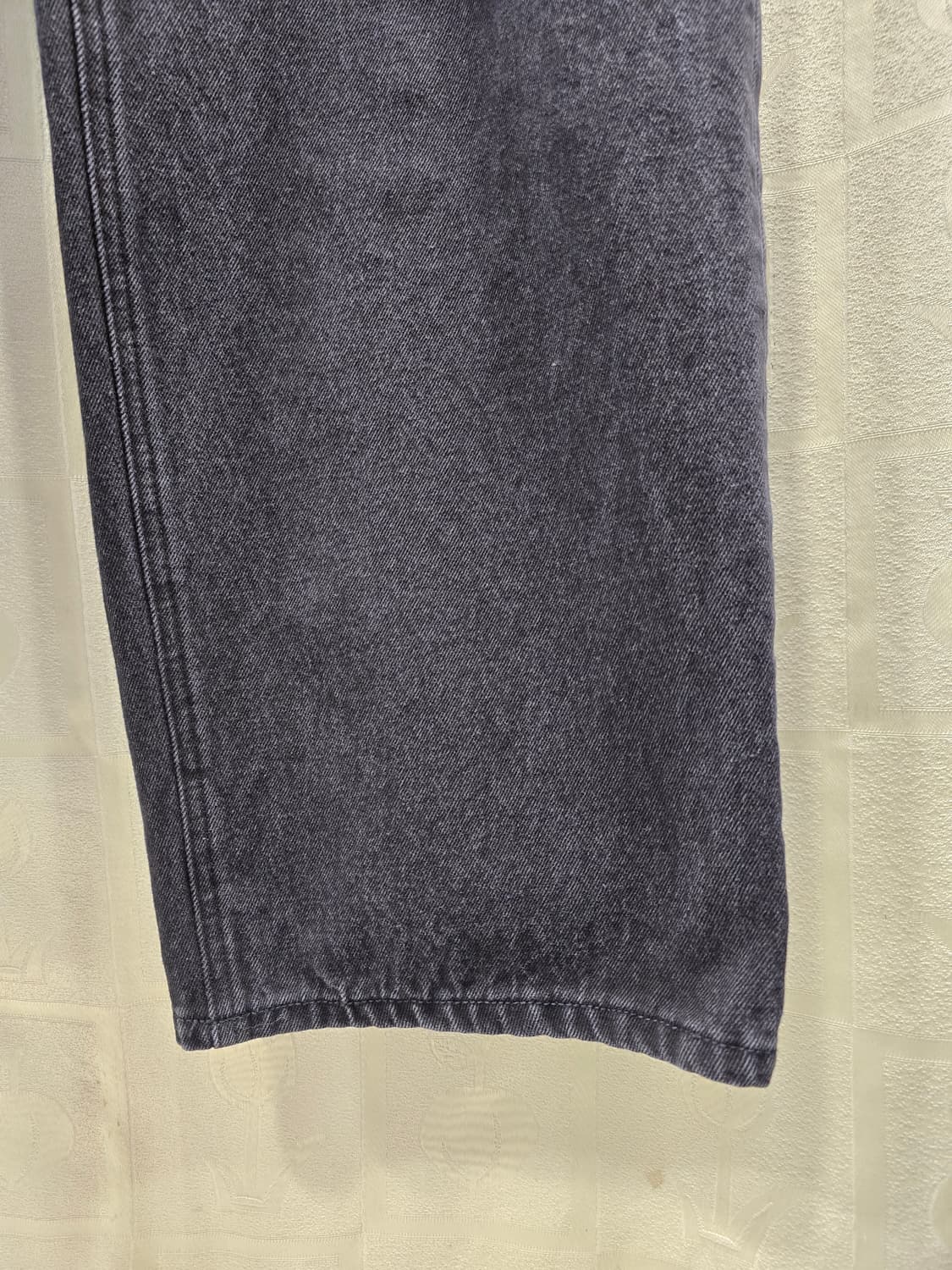 무신사 스탠다드 흑청 와이드 데님팬츠 흑청바지 38 상품이미지3