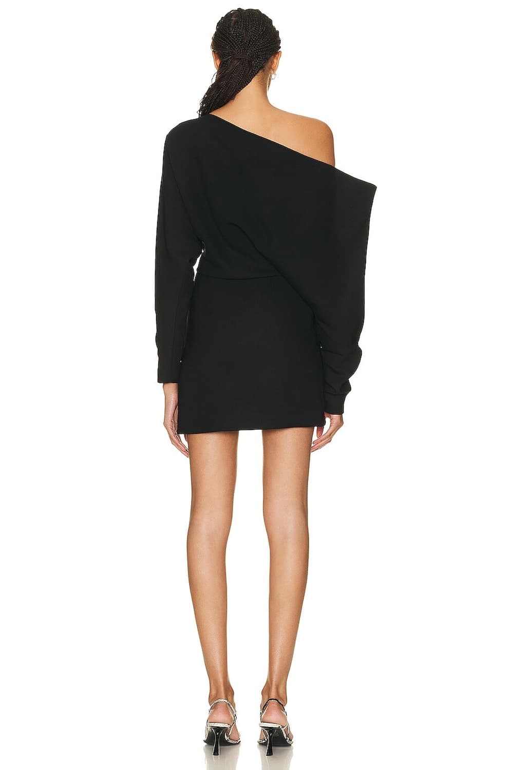 (정품/새상품) KHAITE 케이트 여성 블랙 드레이프 미니 드레스 상품이미지6