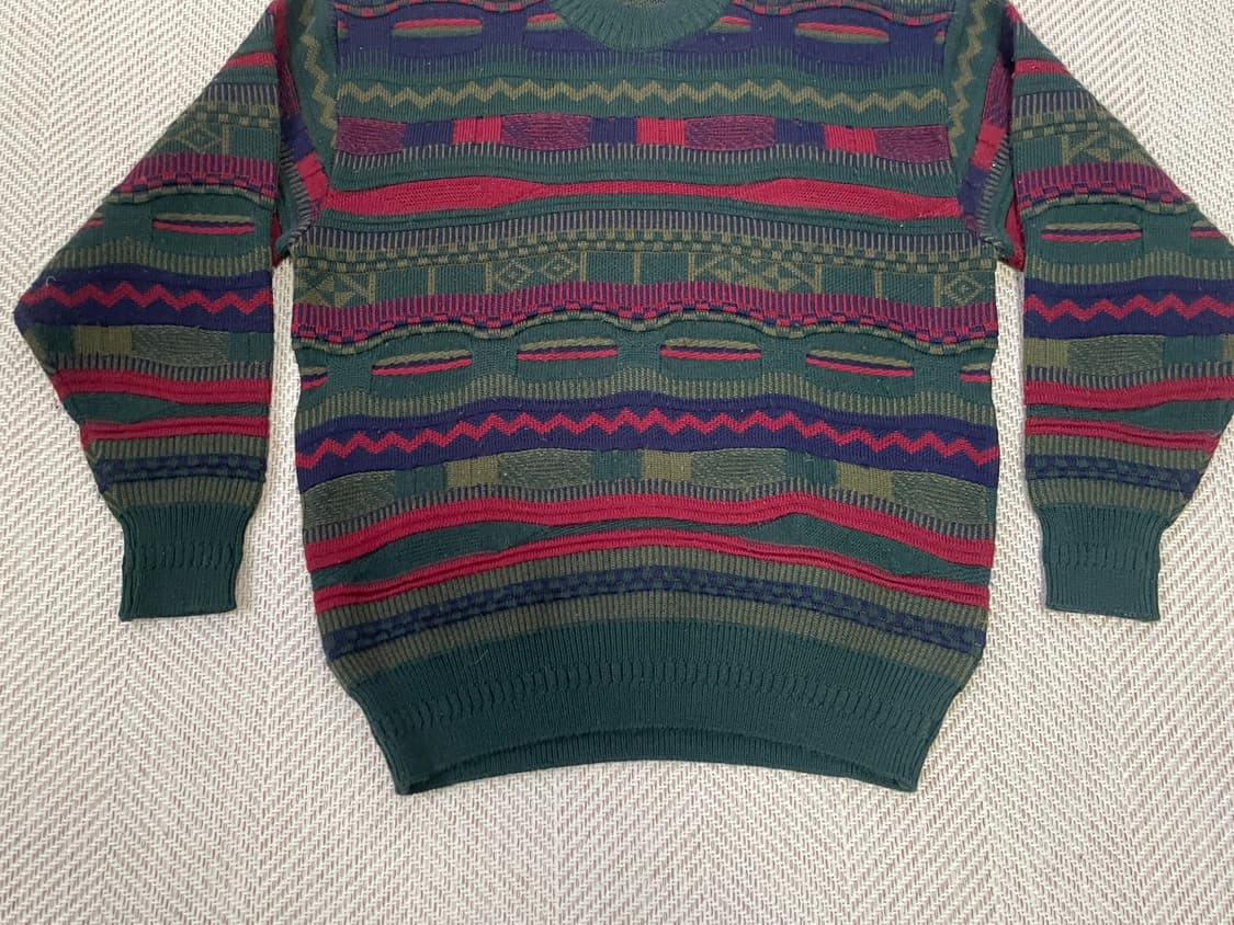빈티지 이태리 지오메트릭 니트 상품이미지4