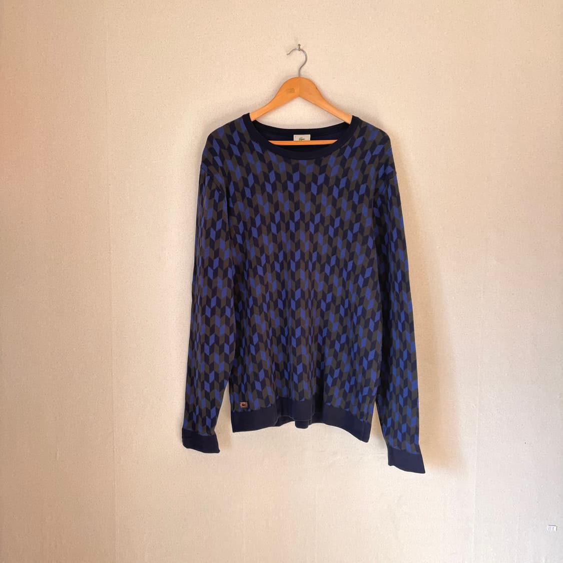 라코스테 퓨어울 빅사이즈 니트 120 명품 패턴 가성비 상품이미지5