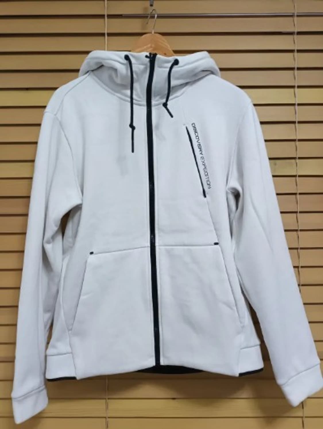 디스커버리 남성 기모후드집업점퍼 100사이즈 상품이미지2