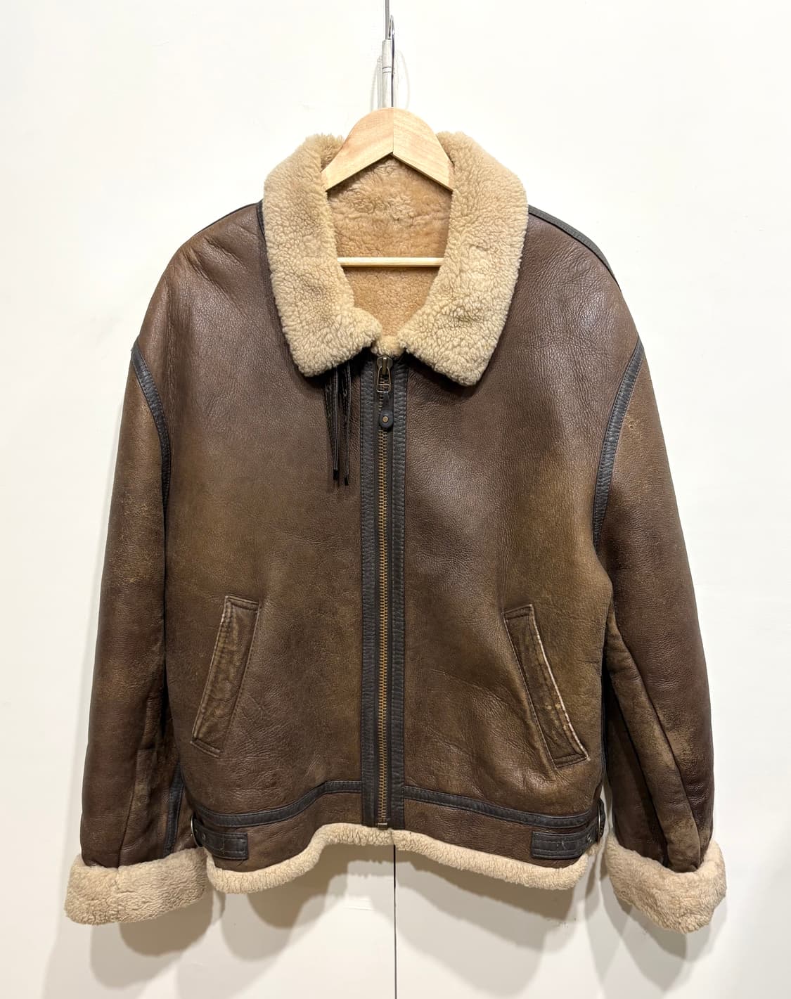 오리지널 B-3 램스킨 무스탕 자켓 상품이미지1