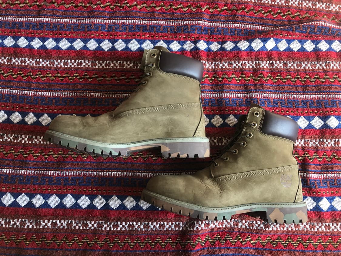 팀버랜드 6인치 올리브 카모 부츠 280 상품이미지3