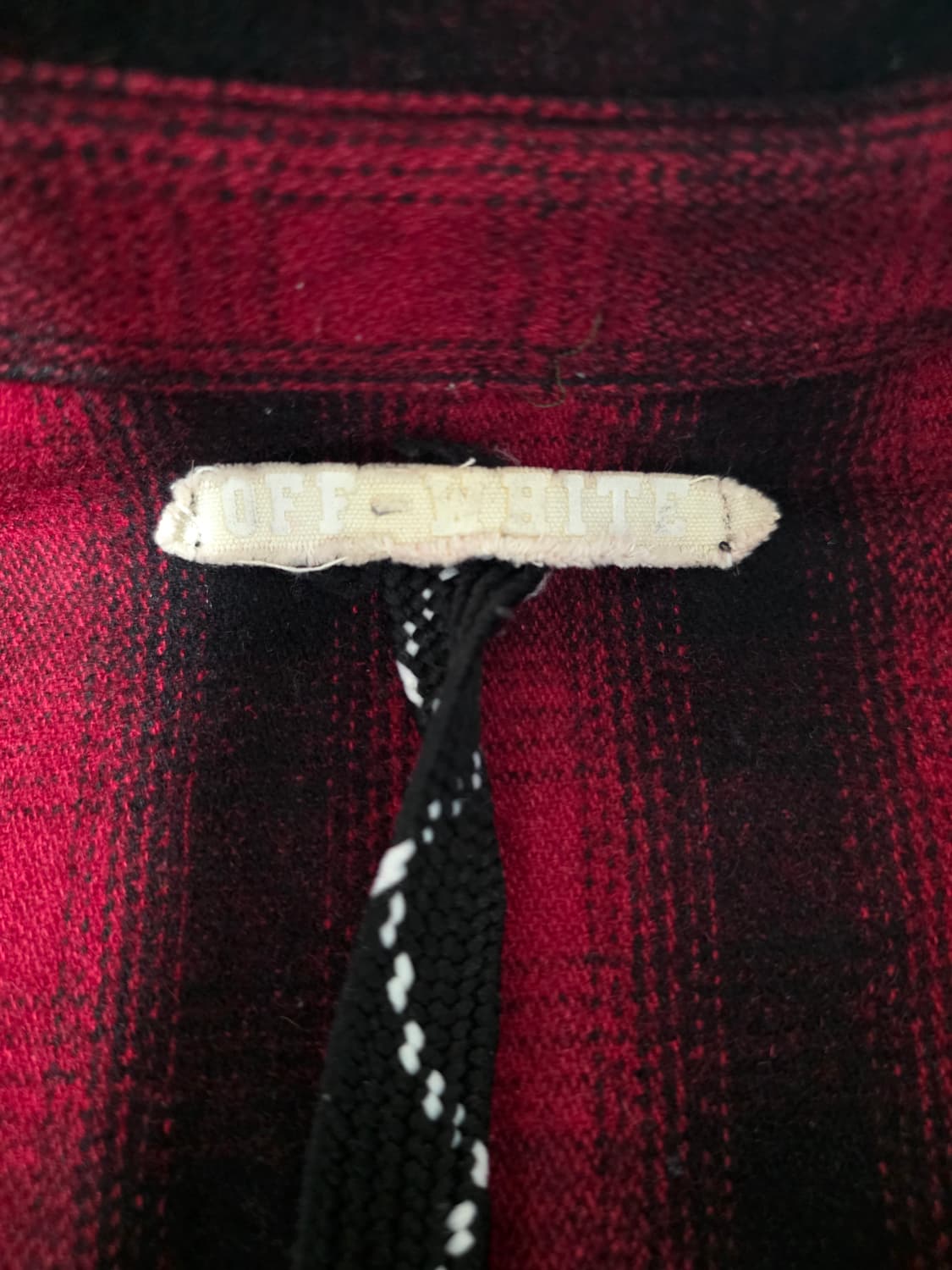 Off-White 오프화이트 체크 남방 셔츠 L 상품이미지6