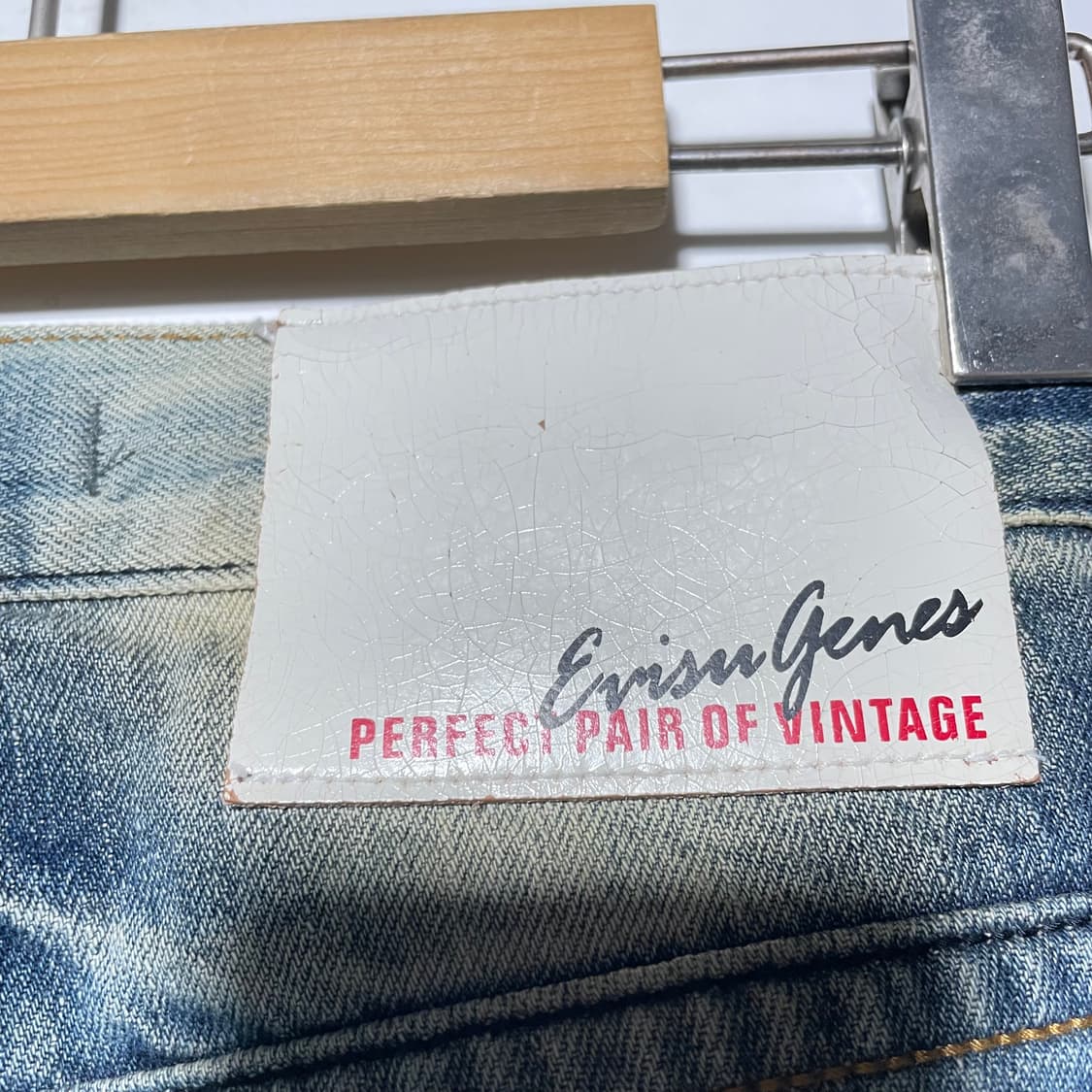 EVISU 에비수 청바지 옐로우 갈매기 데님팬츠 상품이미지3