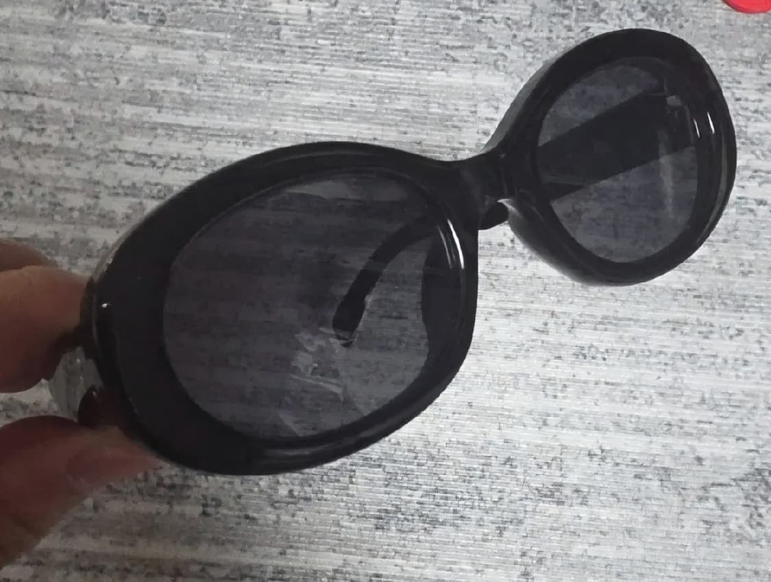 한글 뉴오벌 선글라스 블랙 상품이미지1