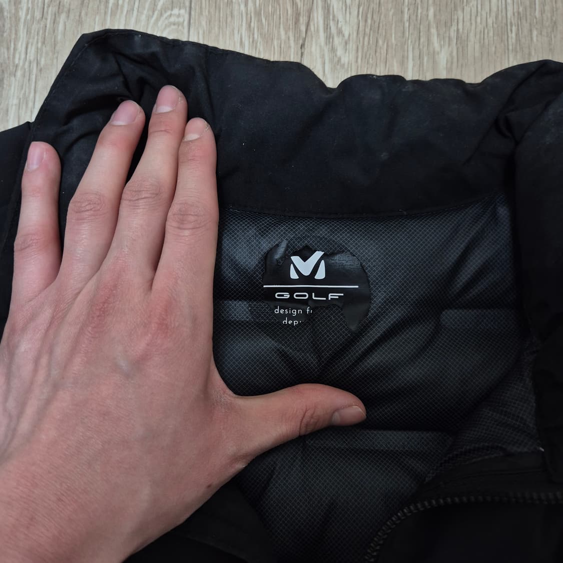 밀레 골프 사이드와펜 구스다운 경량패딩 XL(105) 상품이미지6