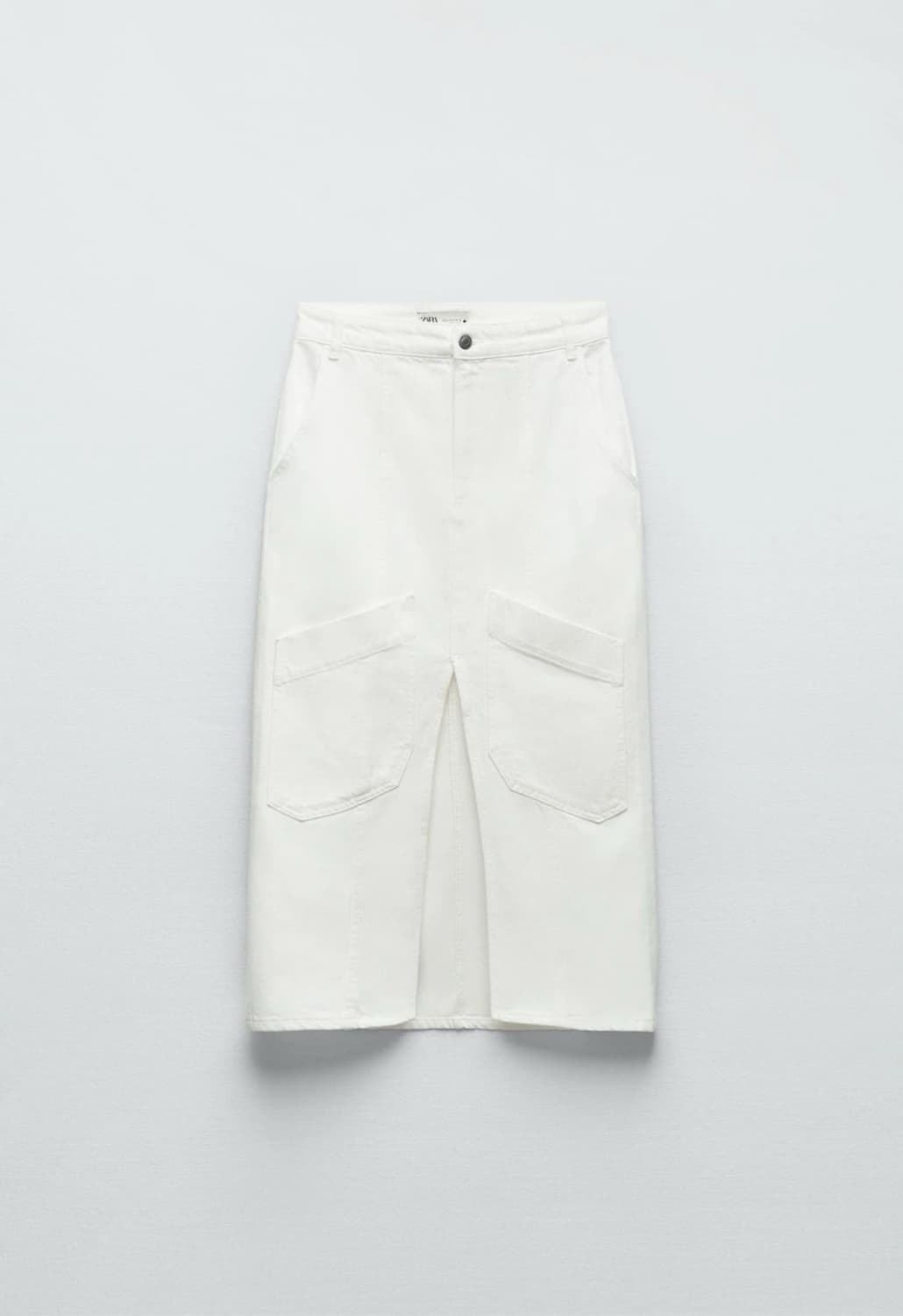 자라 zara 카고 흰색 스커트 / 캐주얼룩 상품이미지1