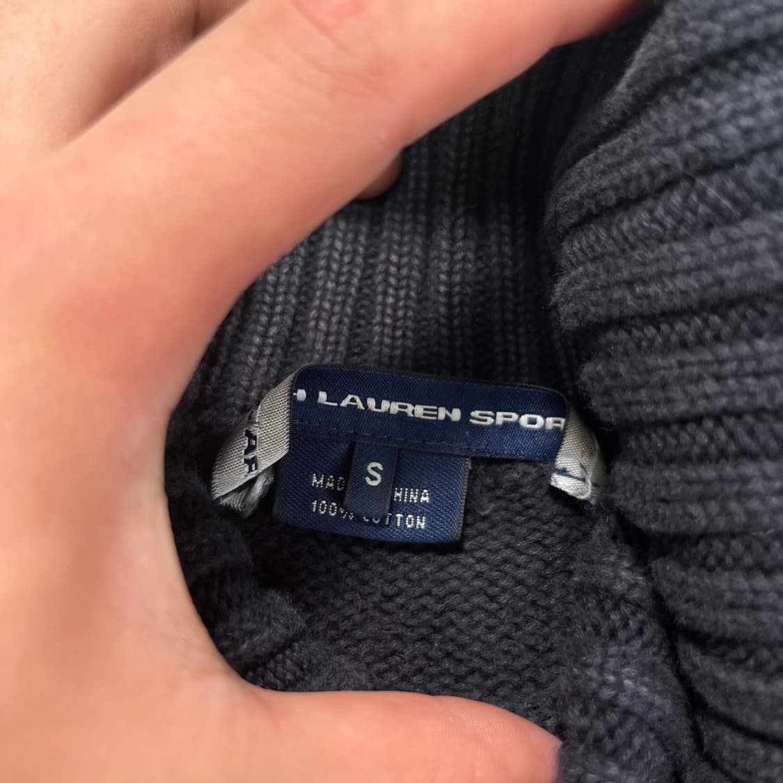 W 90 폴로 랄프로렌 목폴라 니트 상품이미지3