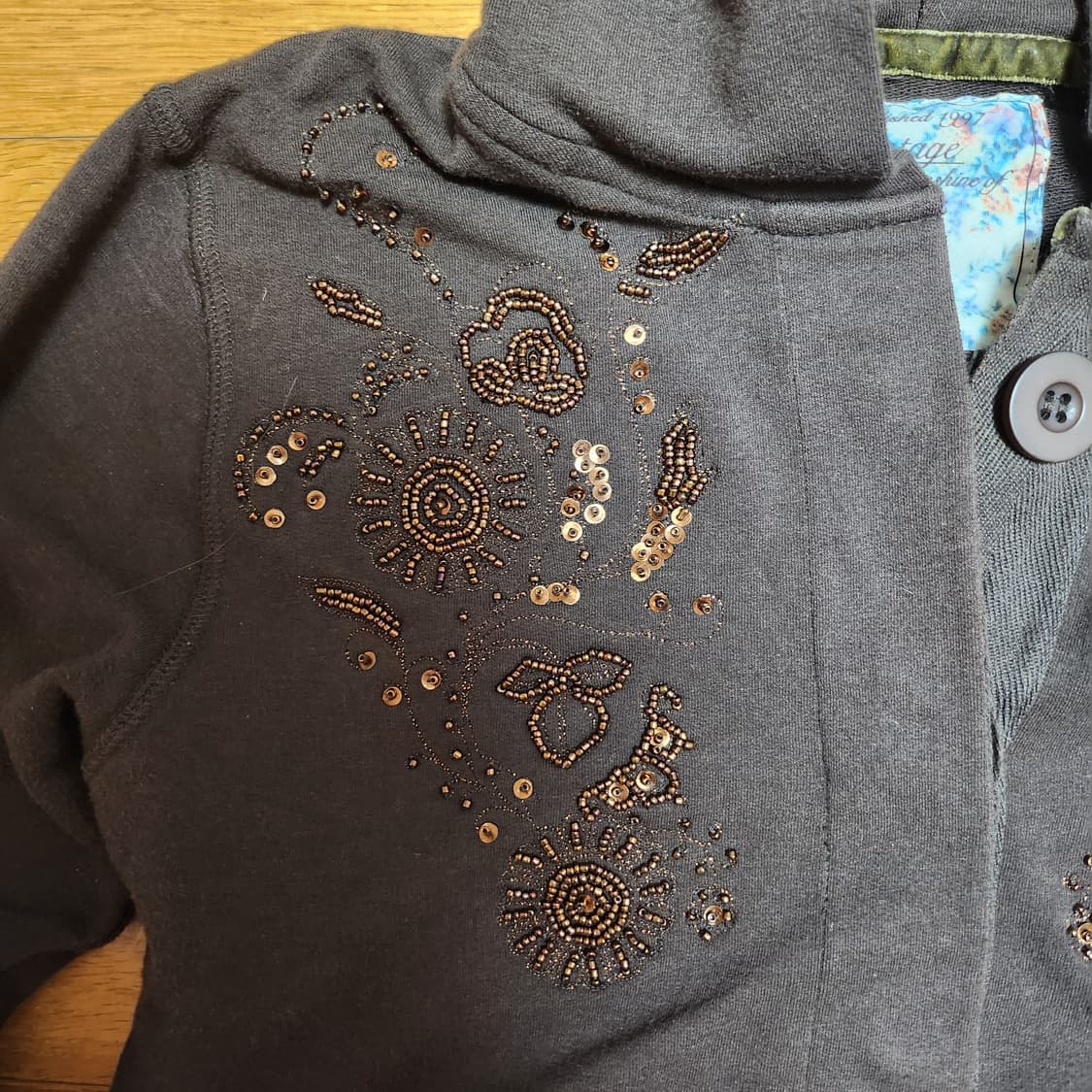 키스마크 kissmark 빈티지 후드티 상품이미지4