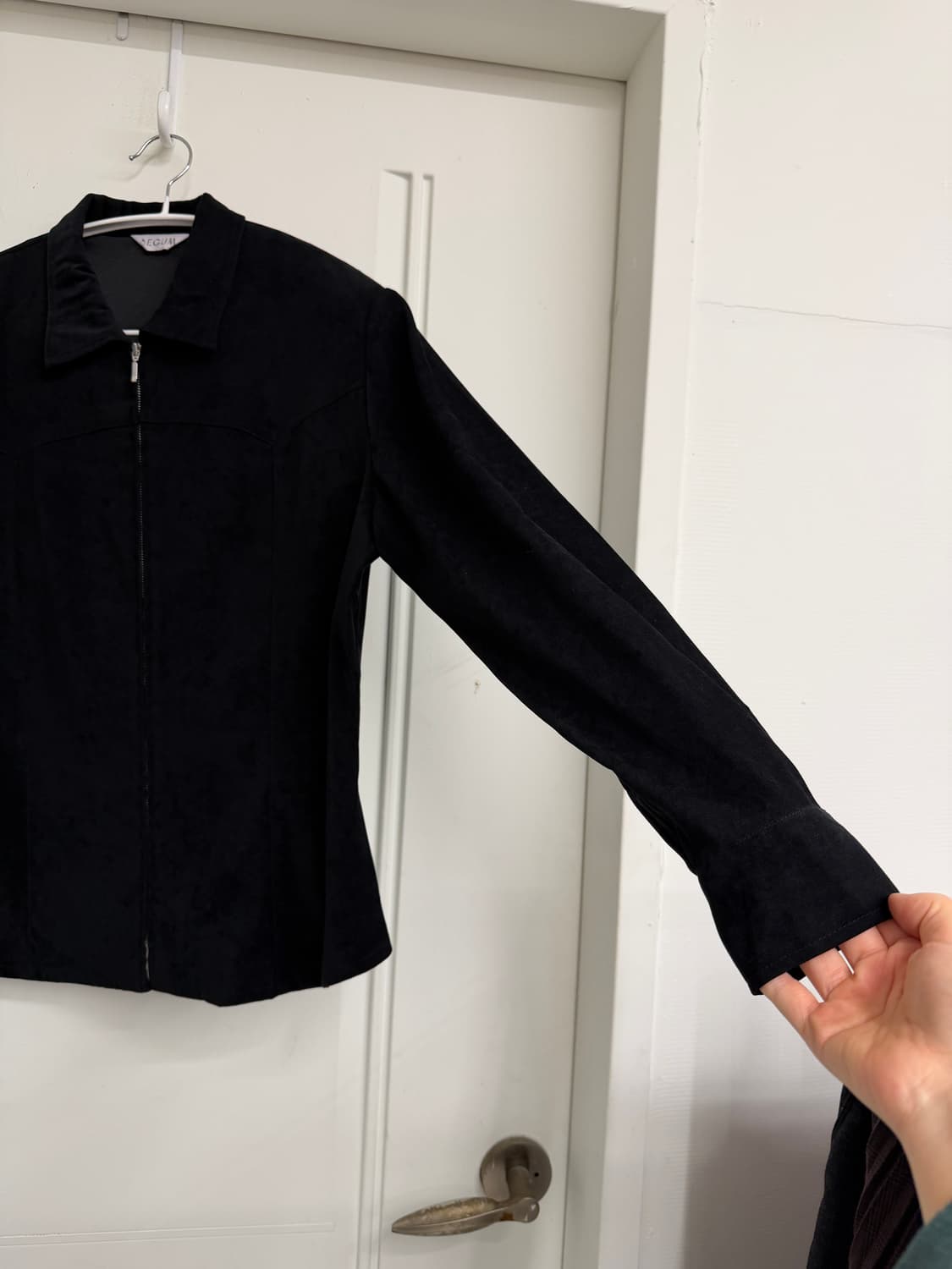 일본빈티지 블랙 스웨이드 웨스턴셔츠 자켓 상품이미지7