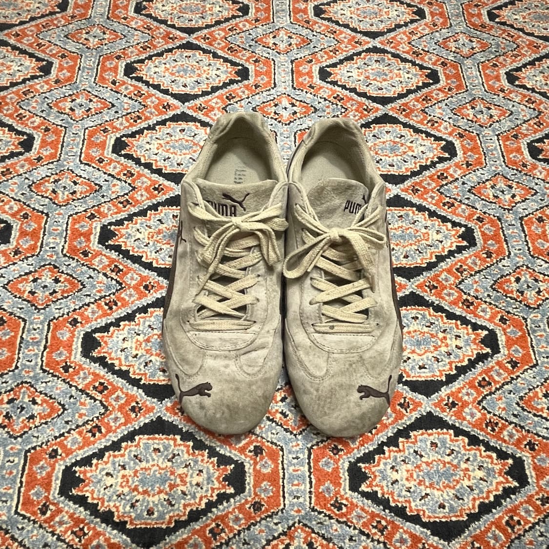 푸마 스피드캣 베이지 브라운 스웨이드 스니커즈 EU44 상품이미지3