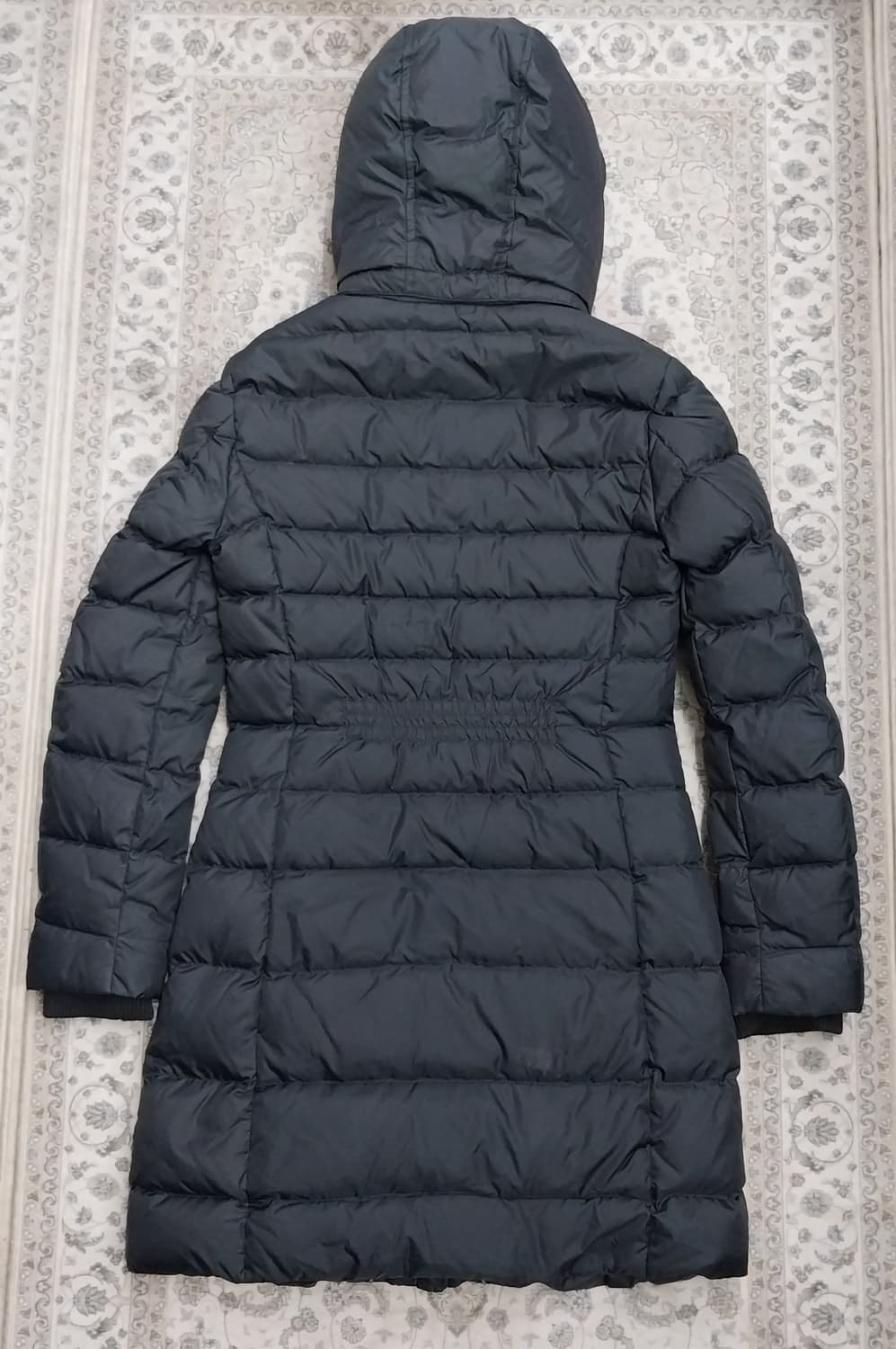 타미힐피거 블랙 롱패딩 M (후드분리됨) 상품이미지3