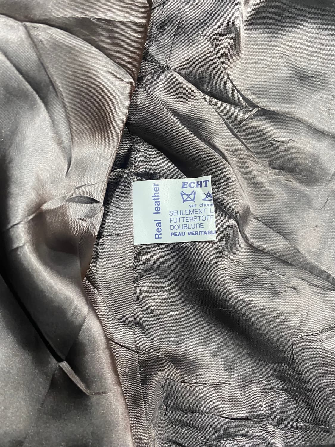 VTG leather double jacket 상품이미지8