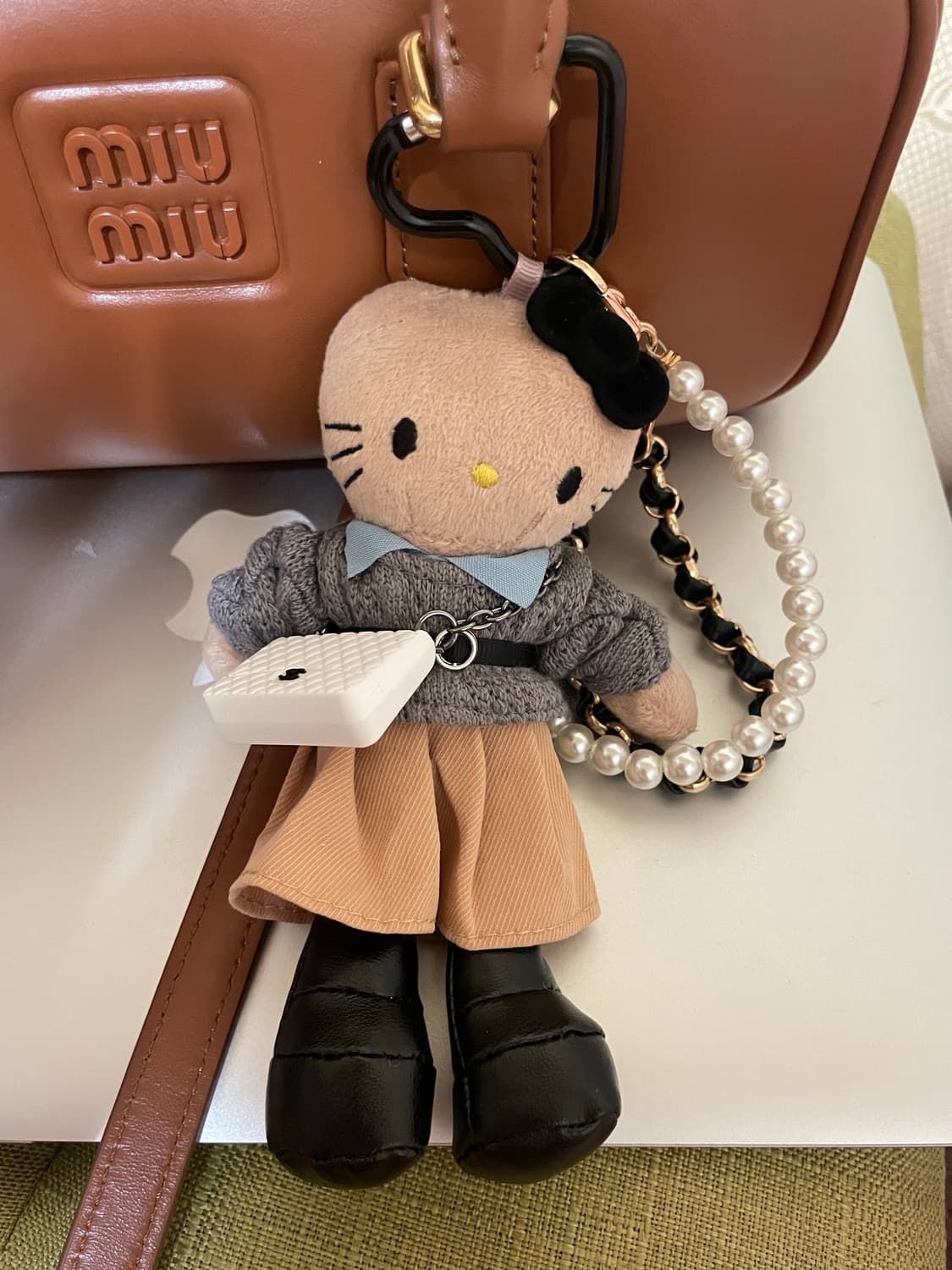 핸드메이드) 롱다리 키티인형 키링세트 상품이미지1