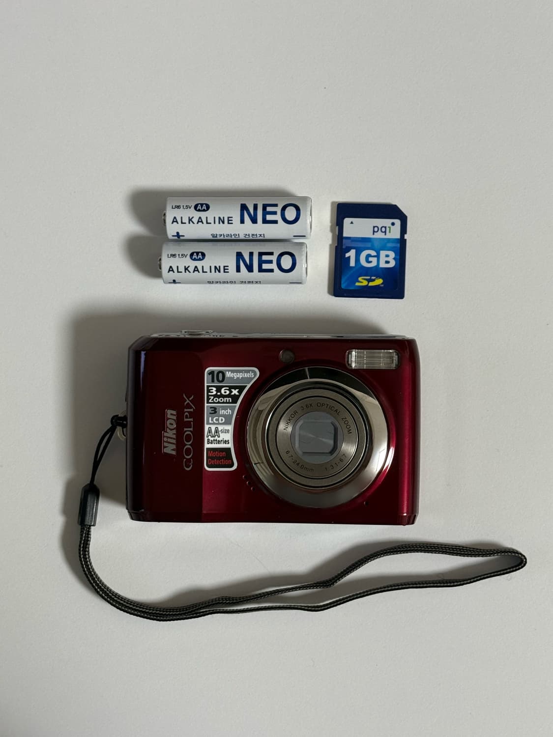Nikon 니콘 쿨픽스 L20 레드 빈티지 디카 상품이미지7