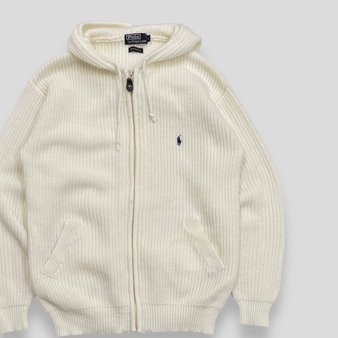 폴로 랄프로렌 니트 후드집업 상품이미지2